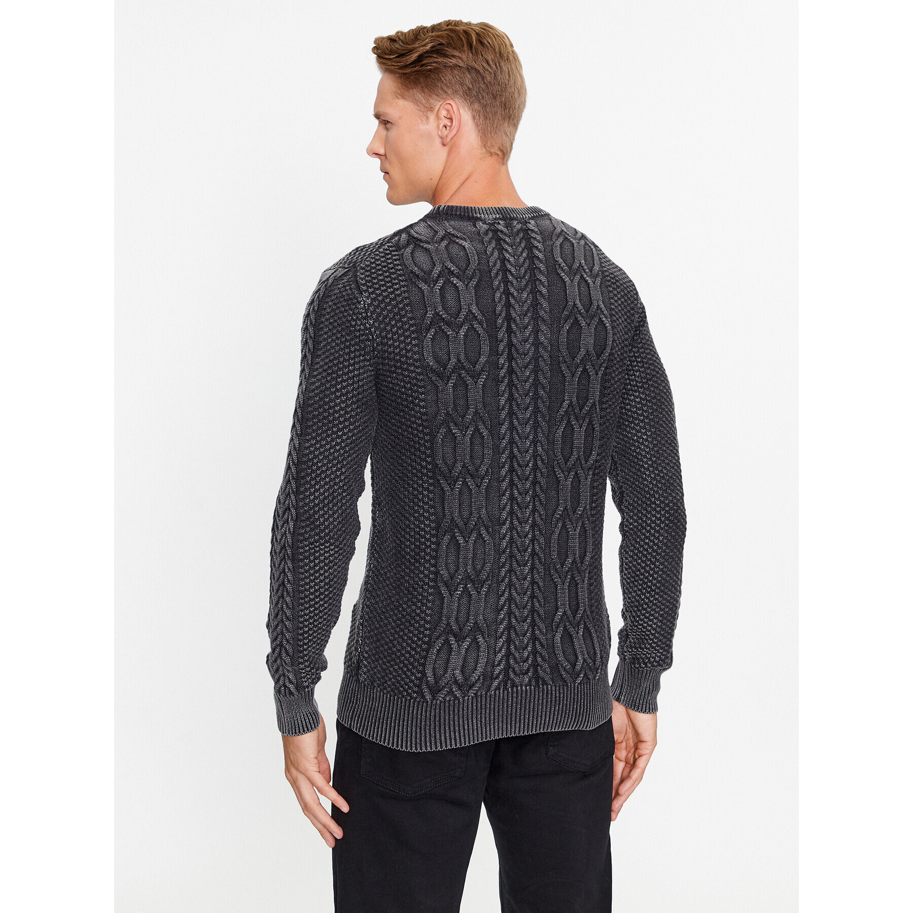 Guess Пуловер Andy M3BR21 Z2BB0 Черен Regular Fit - Pepit.bg