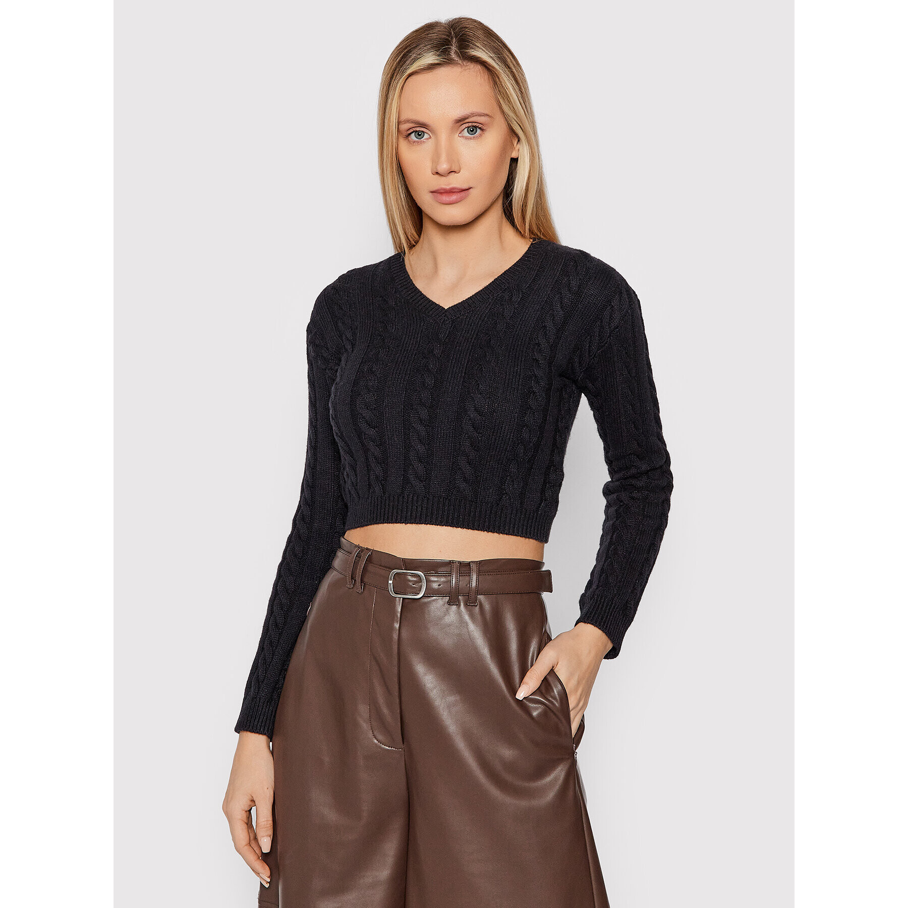 Guess Пуловер Dora W1BR43 Z2WJ0 Черен Regular Fit - Pepit.bg