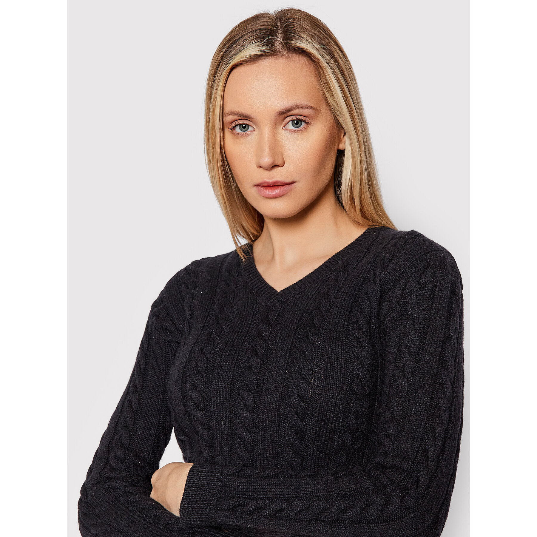 Guess Пуловер Dora W1BR43 Z2WJ0 Черен Regular Fit - Pepit.bg