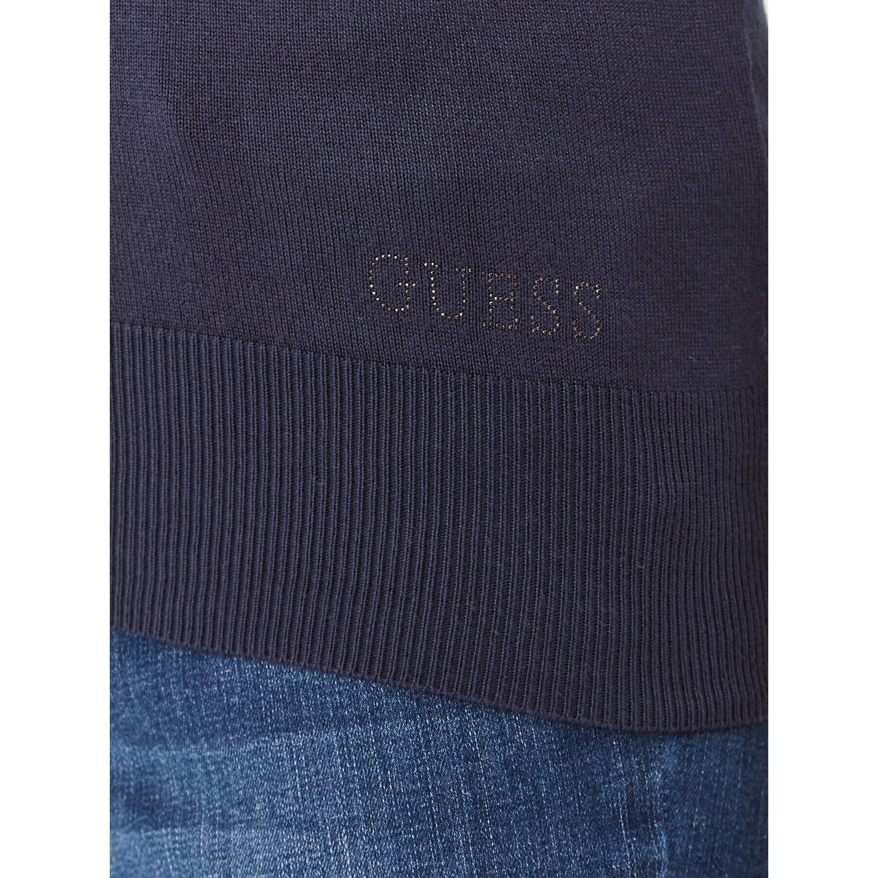 Guess Пуловер Elino W2YR30 Z2V62 Тъмносин Regular Fit - Pepit.bg