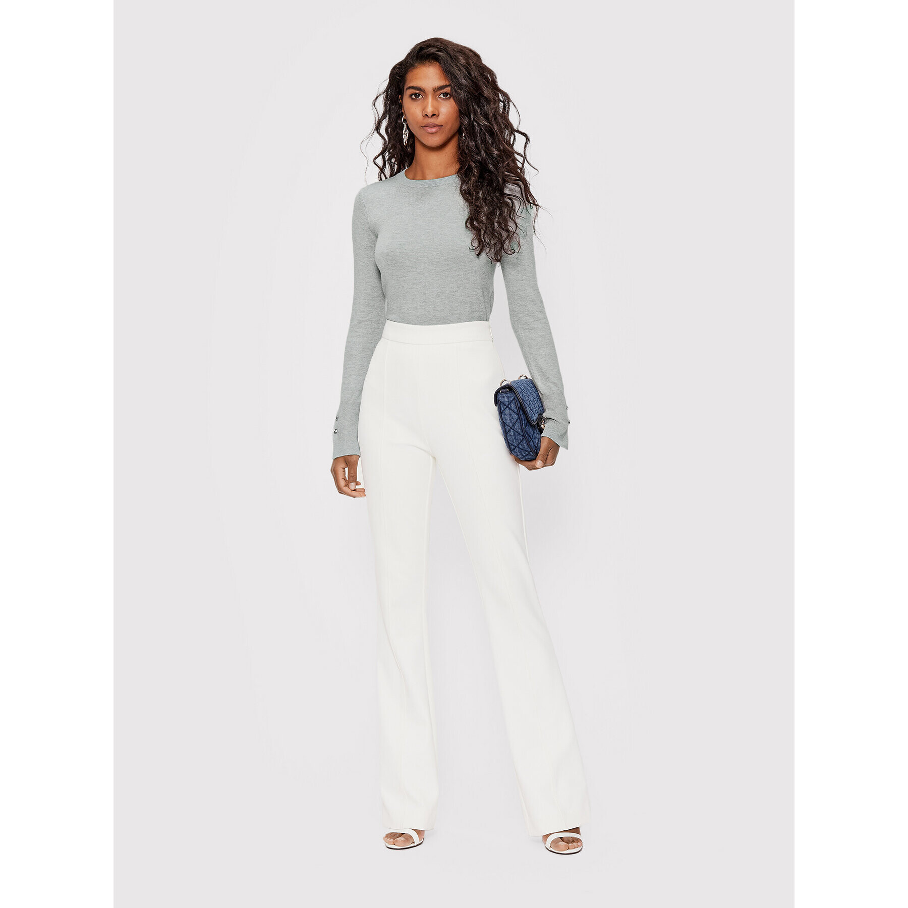 Guess Пуловер Elinor W2YR30 Z2V62 Сив Regular Fit - Pepit.bg