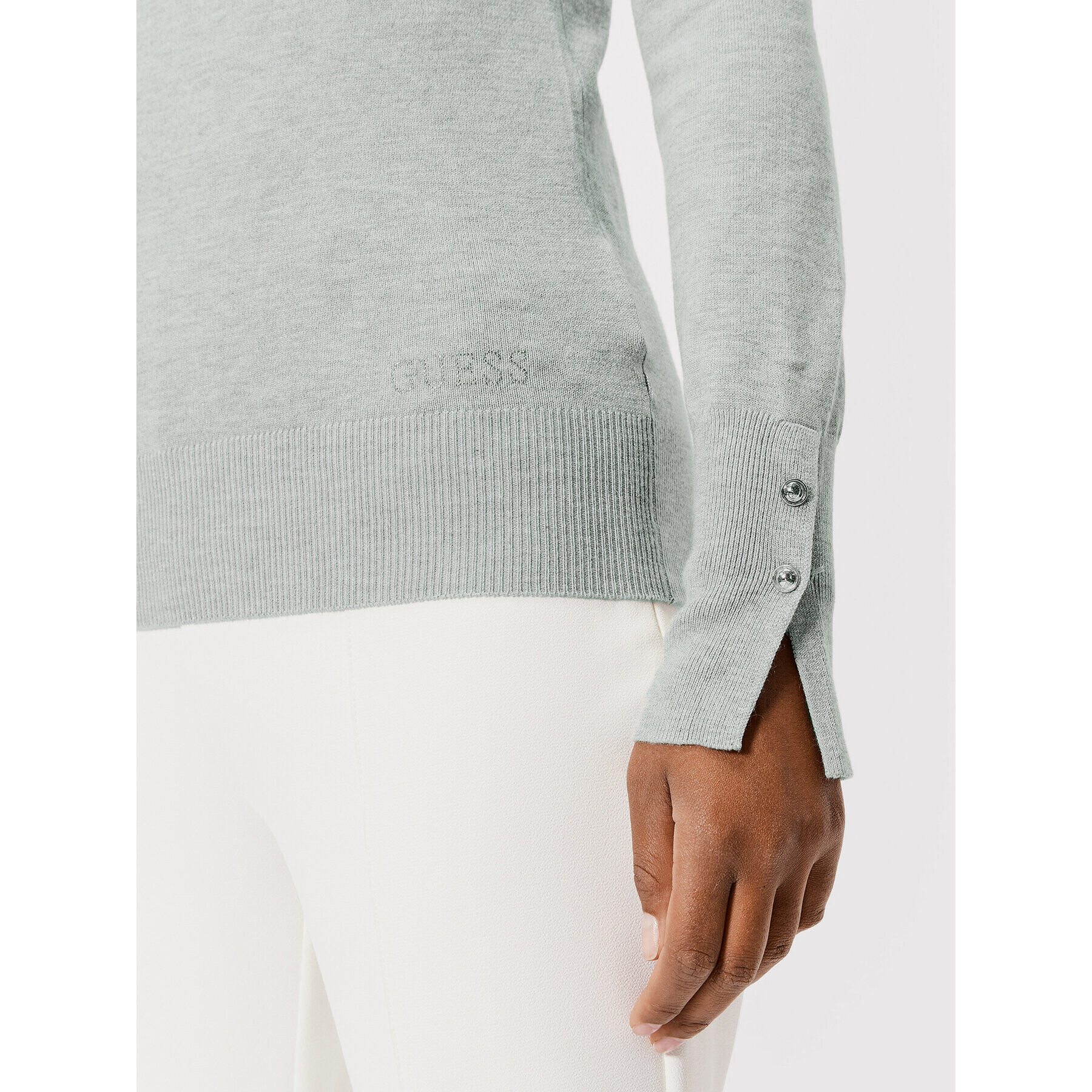 Guess Пуловер Elinor W2YR30 Z2V62 Сив Regular Fit - Pepit.bg