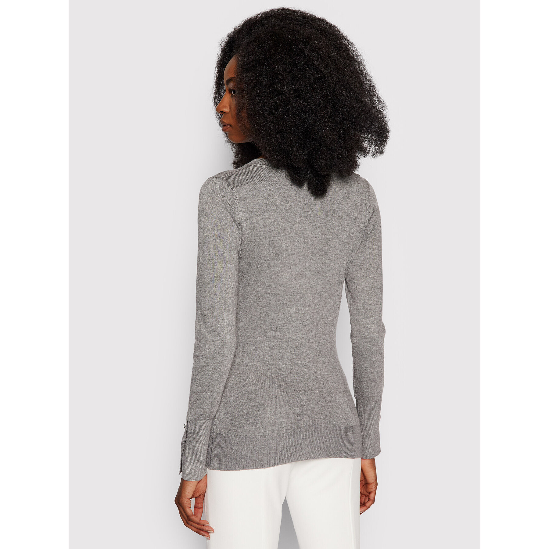 Guess Пуловер Gena W1YR03 Z2V60 Сив Slim Fit - Pepit.bg