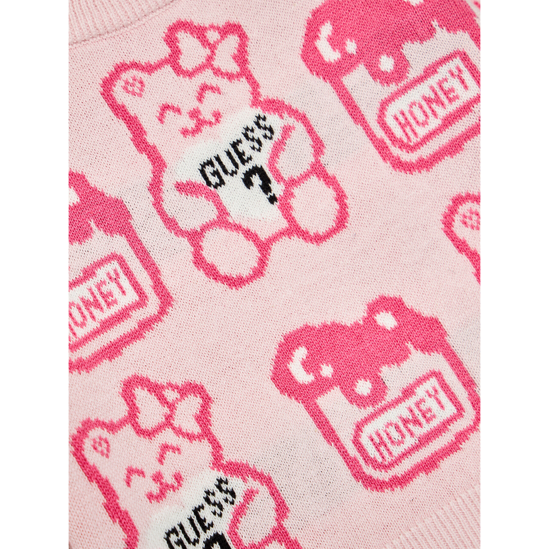 Guess Пуловер H1YT01 Z2S40 Розов Regular Fit - Pepit.bg