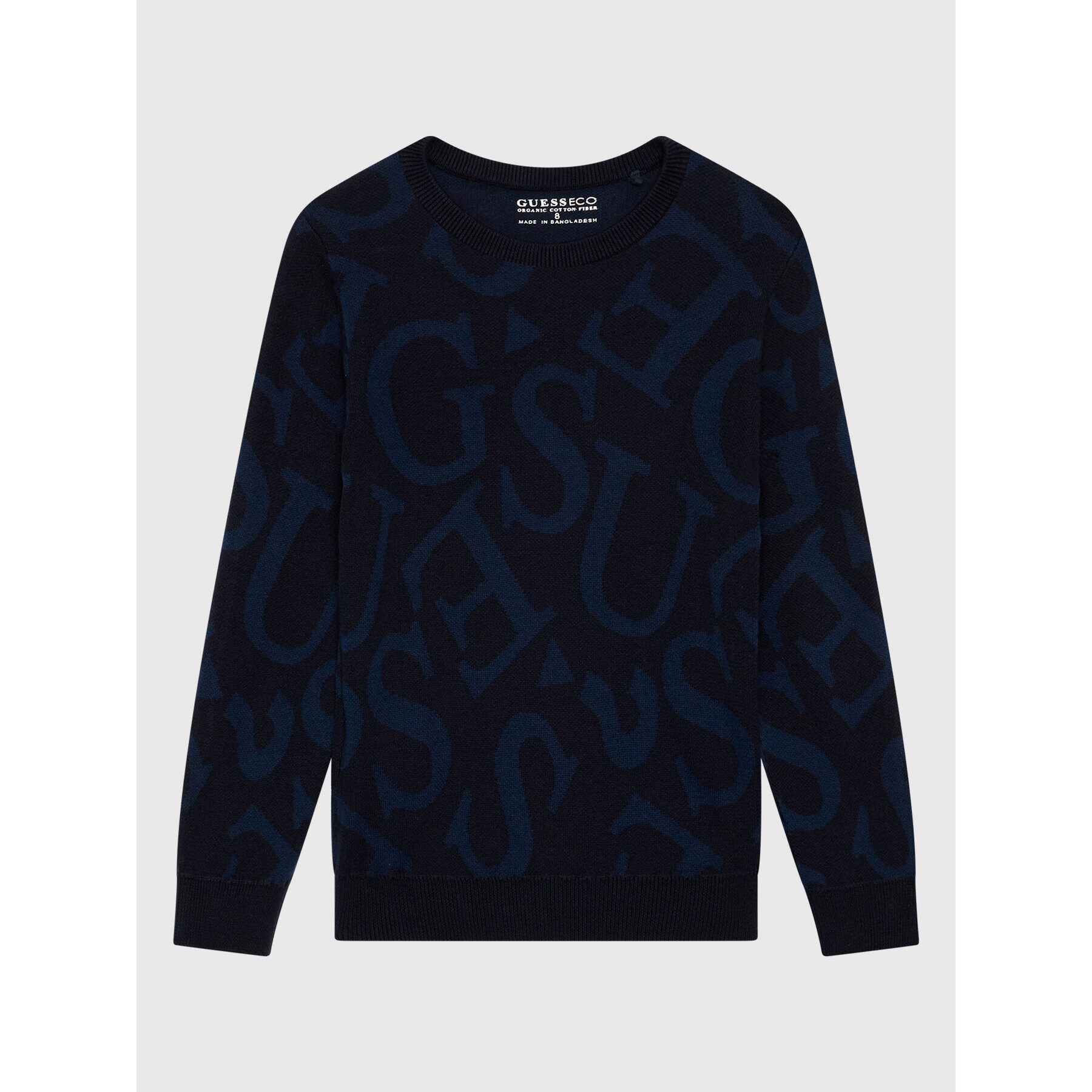 Guess Пуловер H2YJ07 Z2NN0 Тъмносин Regular Fit - Pepit.bg