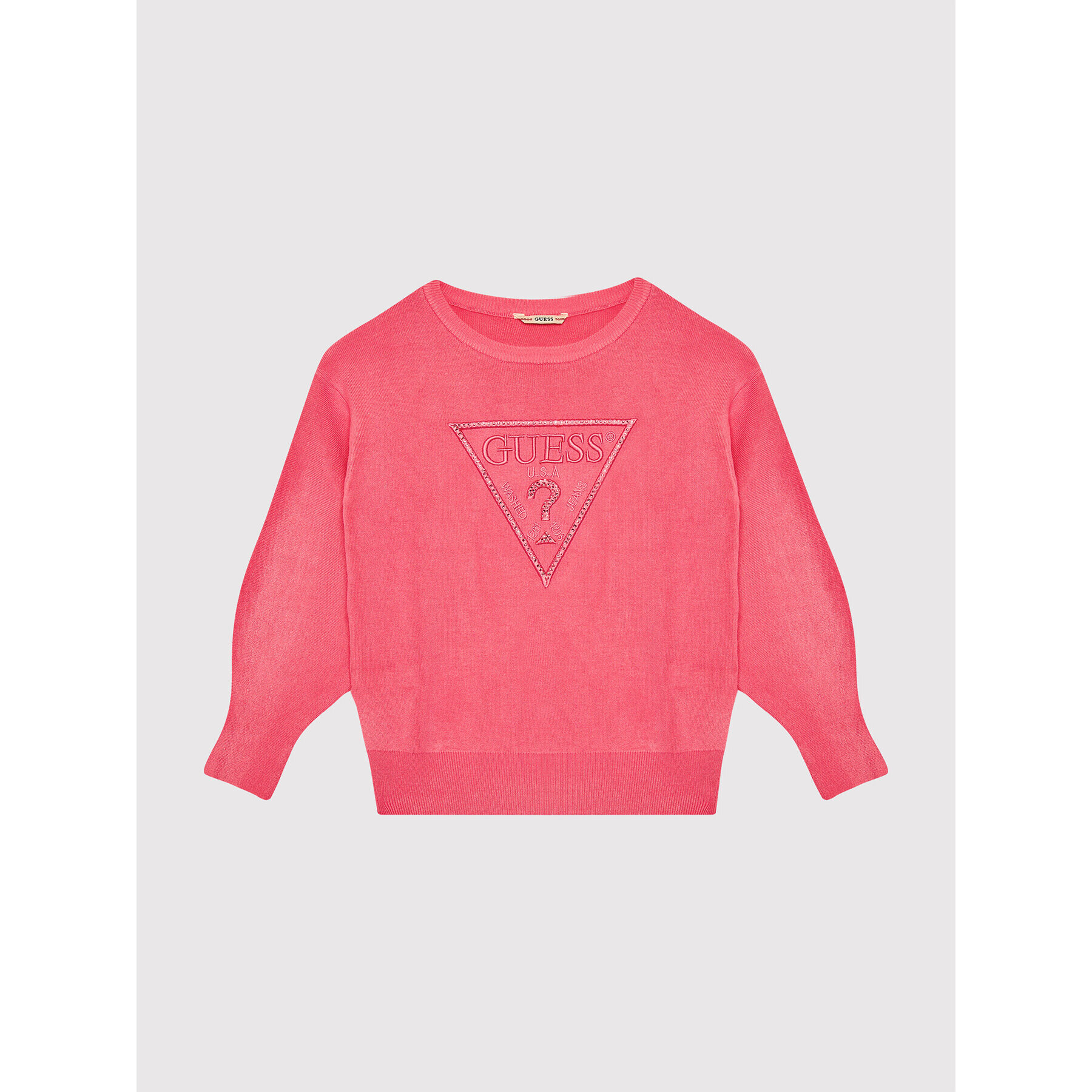 Guess Пуловер J1YR00 Z26I0 Розов Regular Fit - Pepit.bg