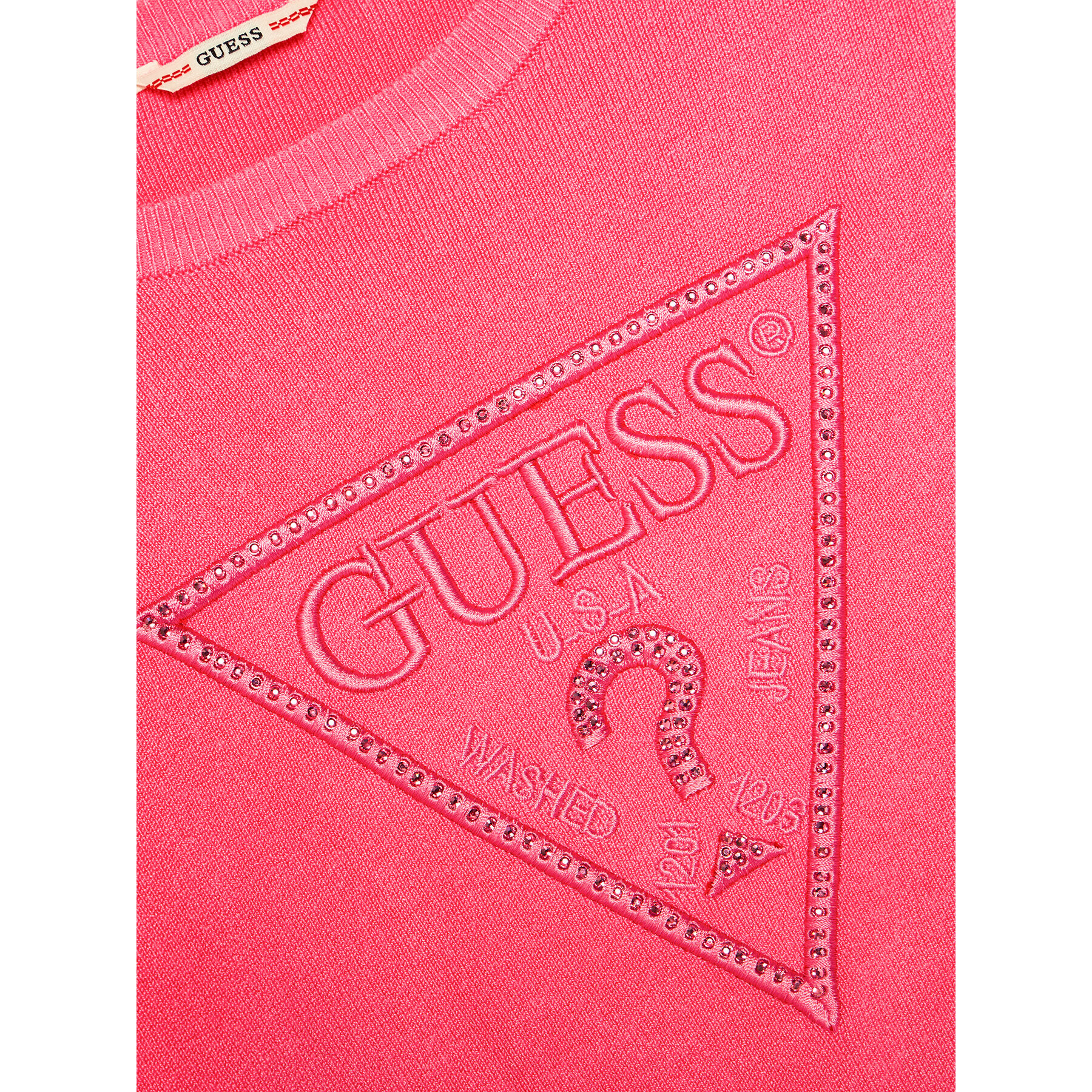 Guess Пуловер J1YR00 Z26I0 Розов Regular Fit - Pepit.bg