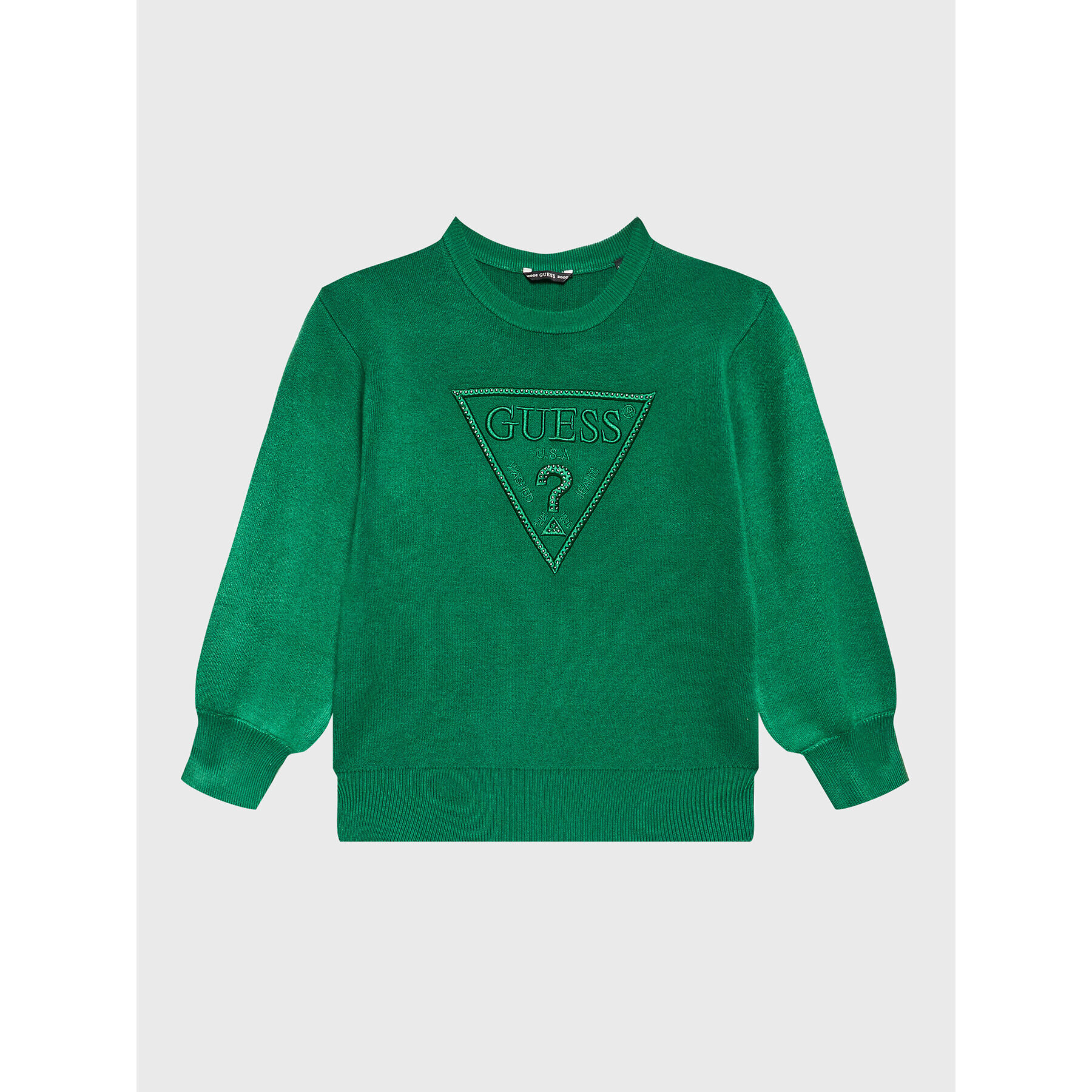 Guess Пуловер J1YR00 Z26I0 Зелен Regular Fit - Pepit.bg