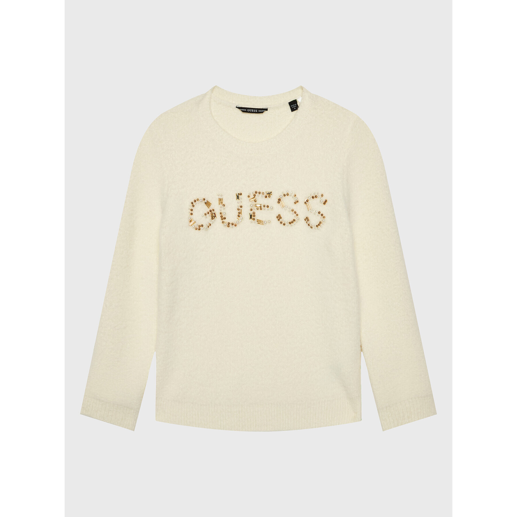 Guess Пуловер J2BR01 Z3220 Бежов Regular Fit - Pepit.bg