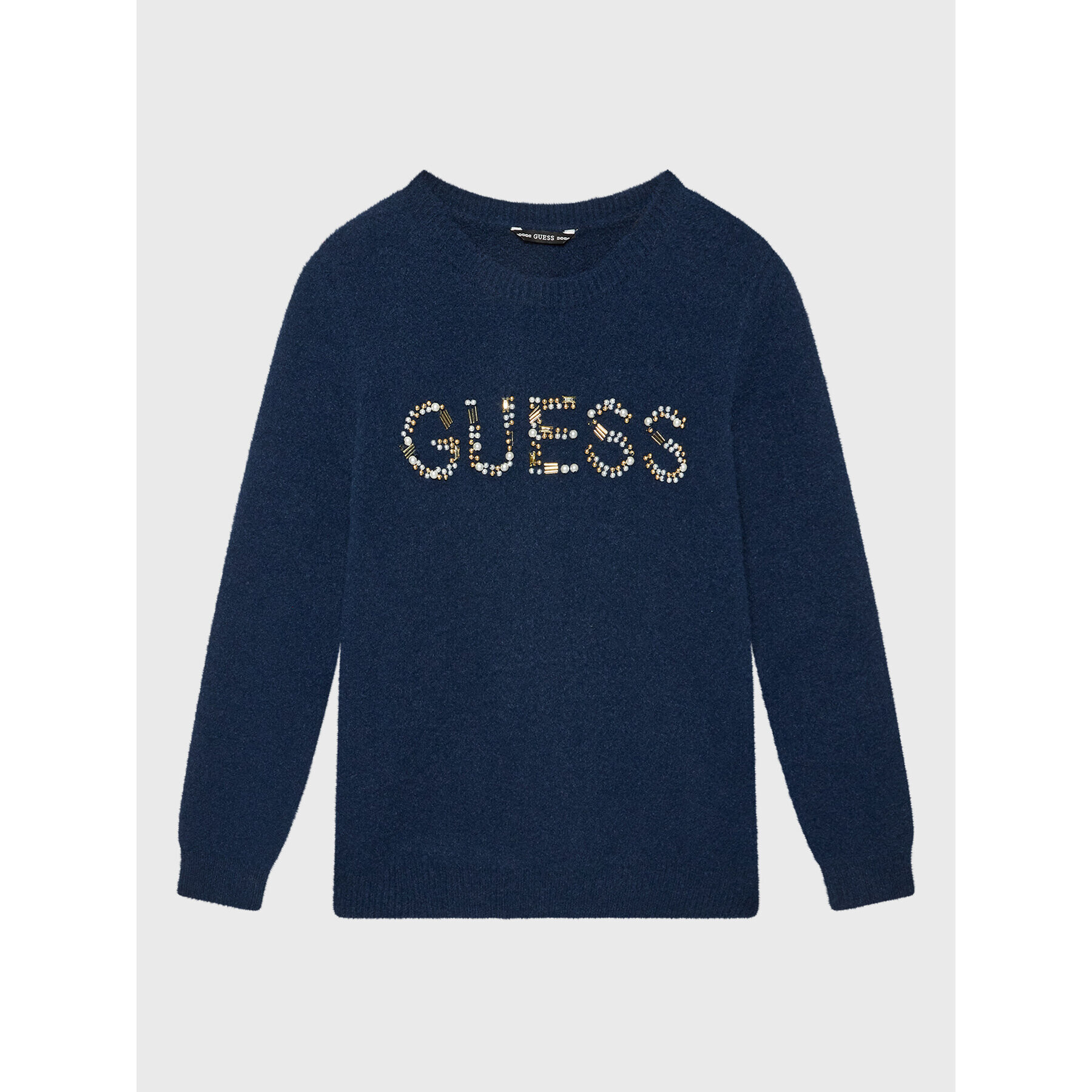 Guess Пуловер J2BR01 Z3220 Тъмносин Regular Fit - Pepit.bg