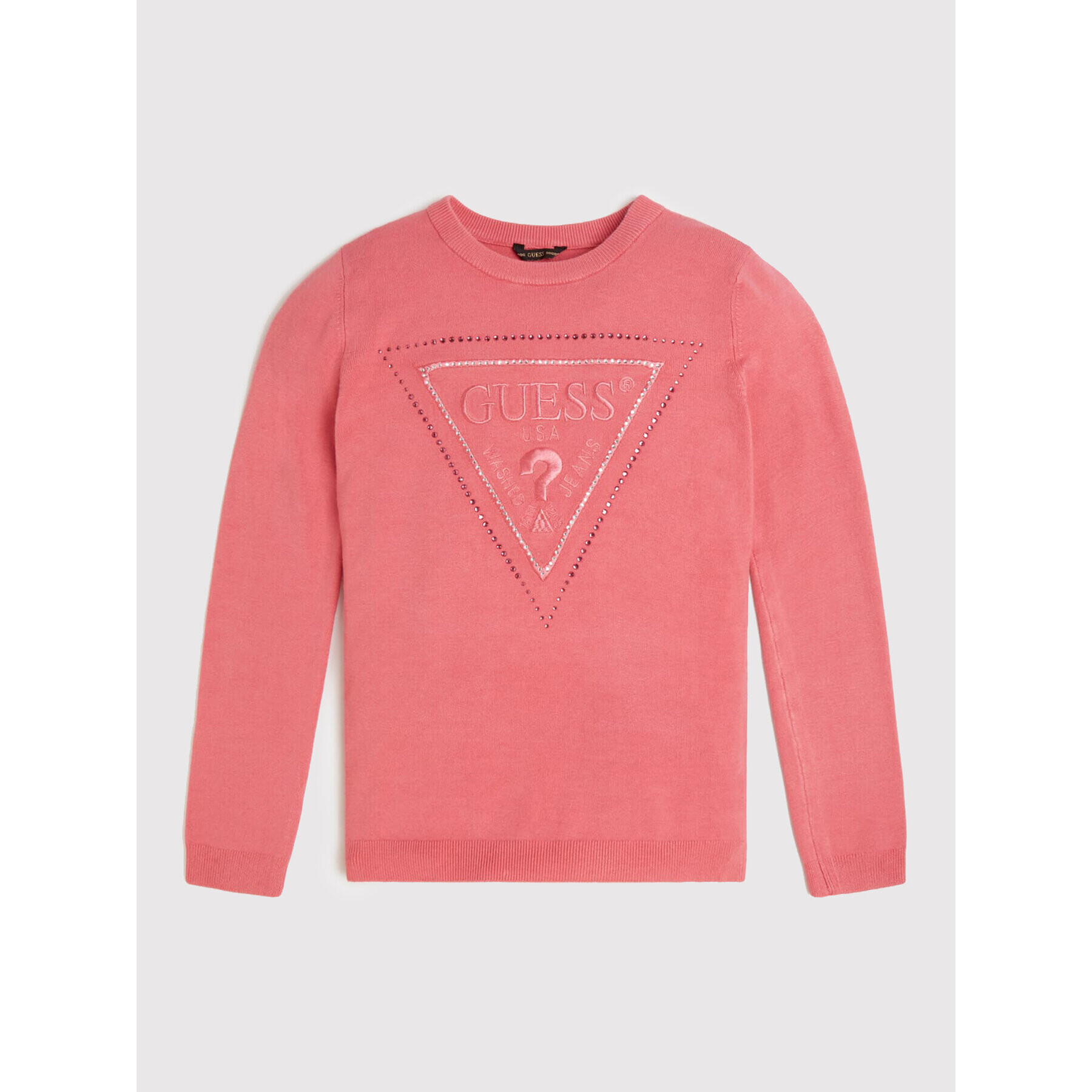 Guess Пуловер J2YR04 Z2NQ0 Розов Regular Fit - Pepit.bg