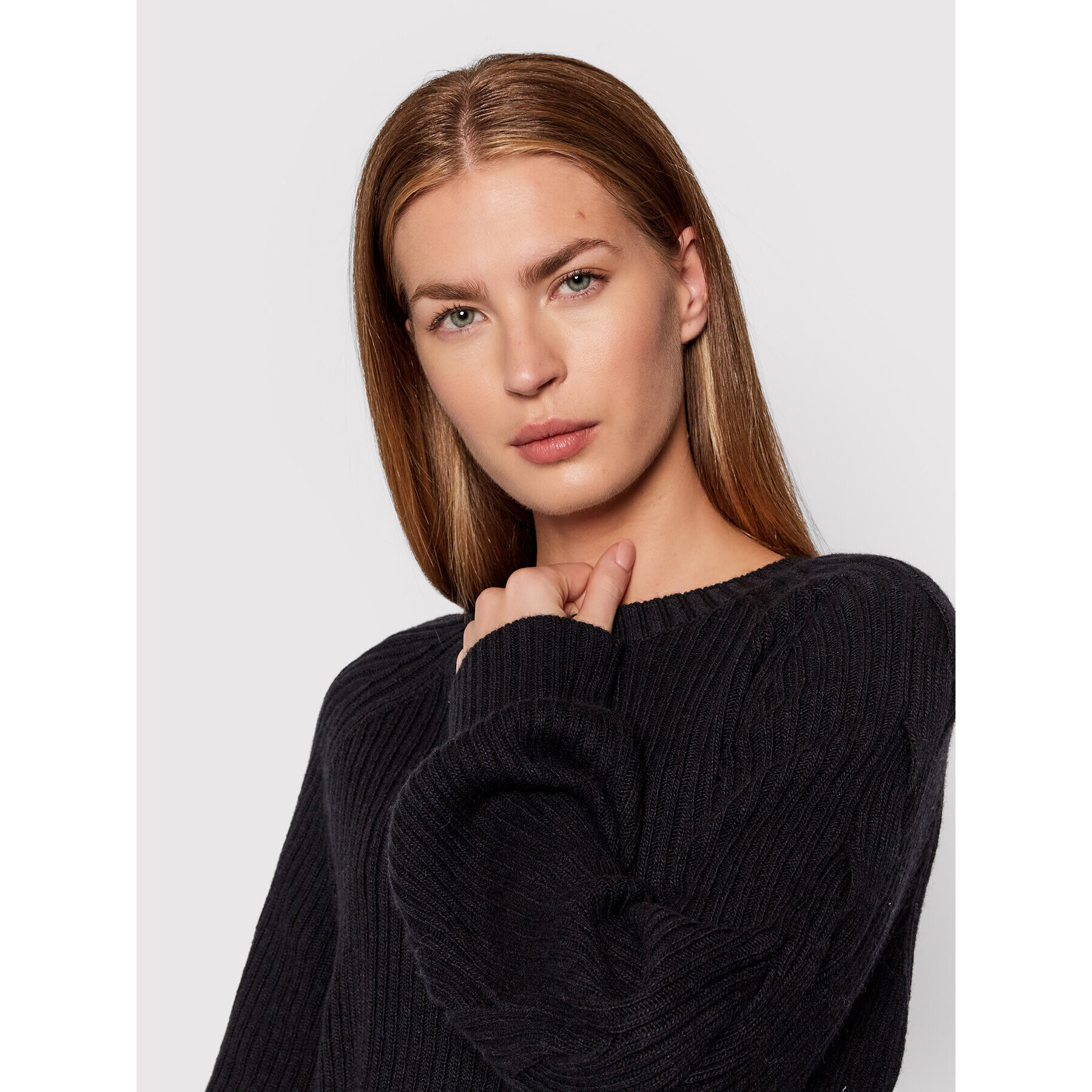 Guess Пуловер Jodie W1BR46 Z2WJ0 Черен Regular Fit - Pepit.bg