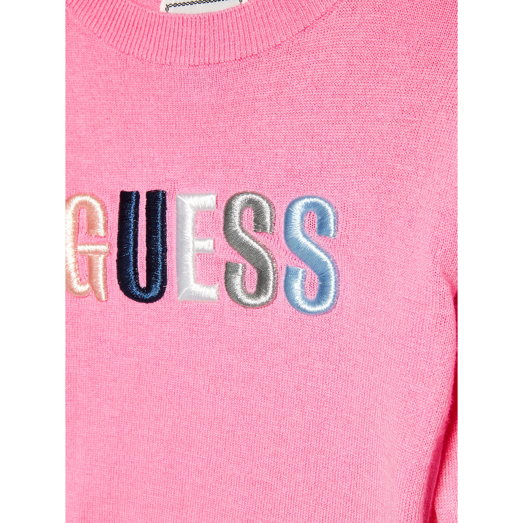 Guess Пуловер K3GR00 Z36I0 Розов Regular Fit - Pepit.bg