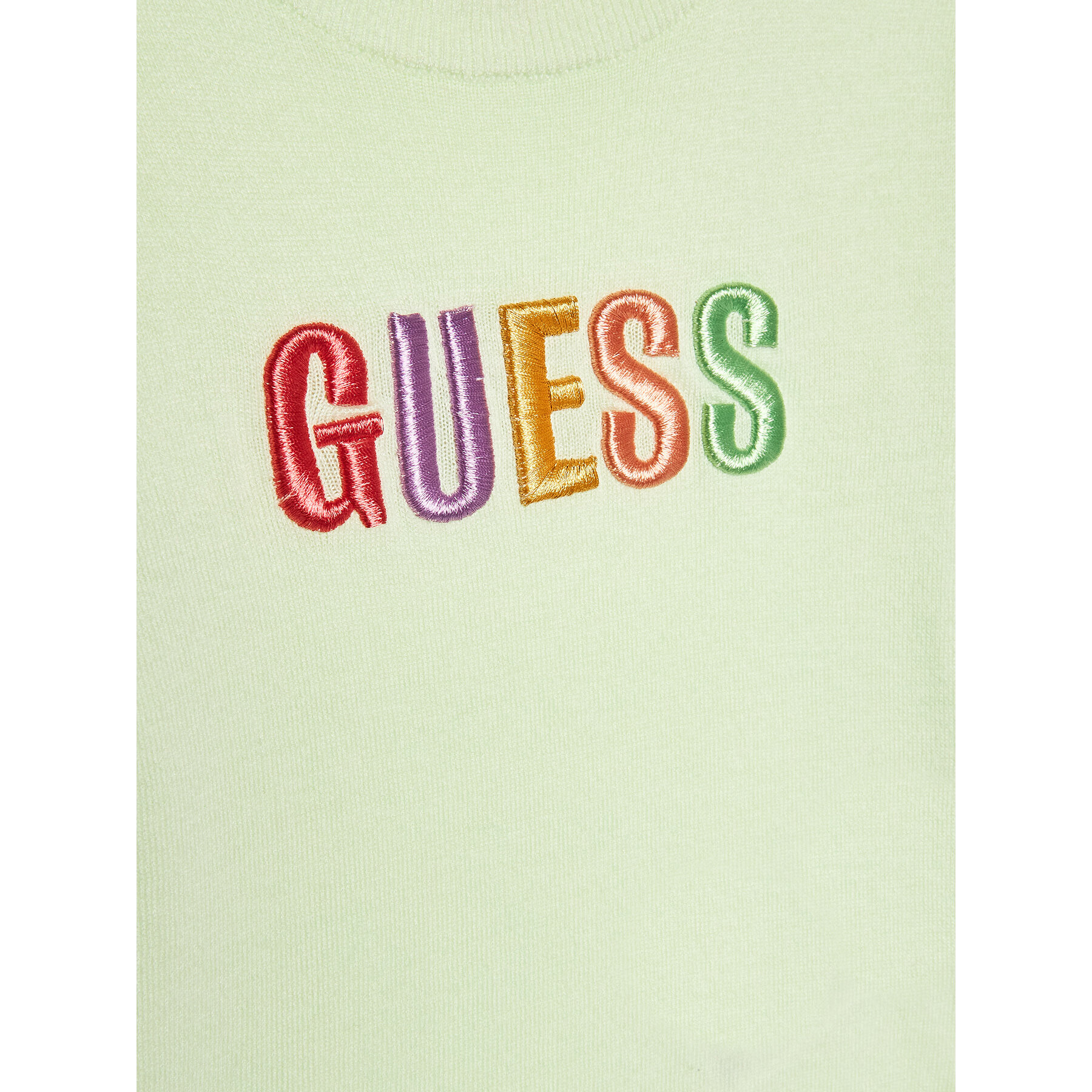 Guess Пуловер K3GR00 Z36I0 Зелен Regular Fit - Pepit.bg