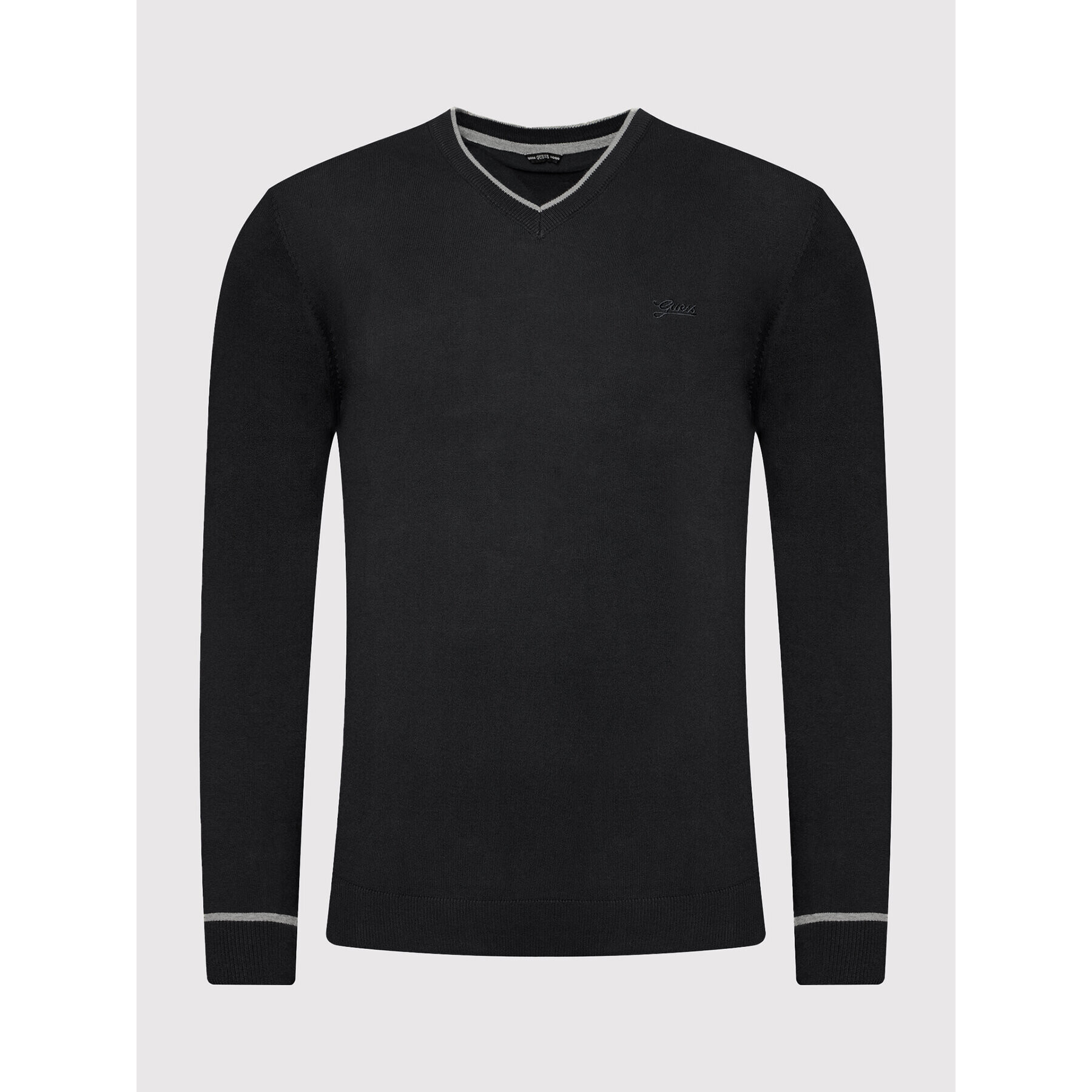 Guess Пуловер Kenny M1YR55 Z2SA0 Черен Slim Fit - Pepit.bg
