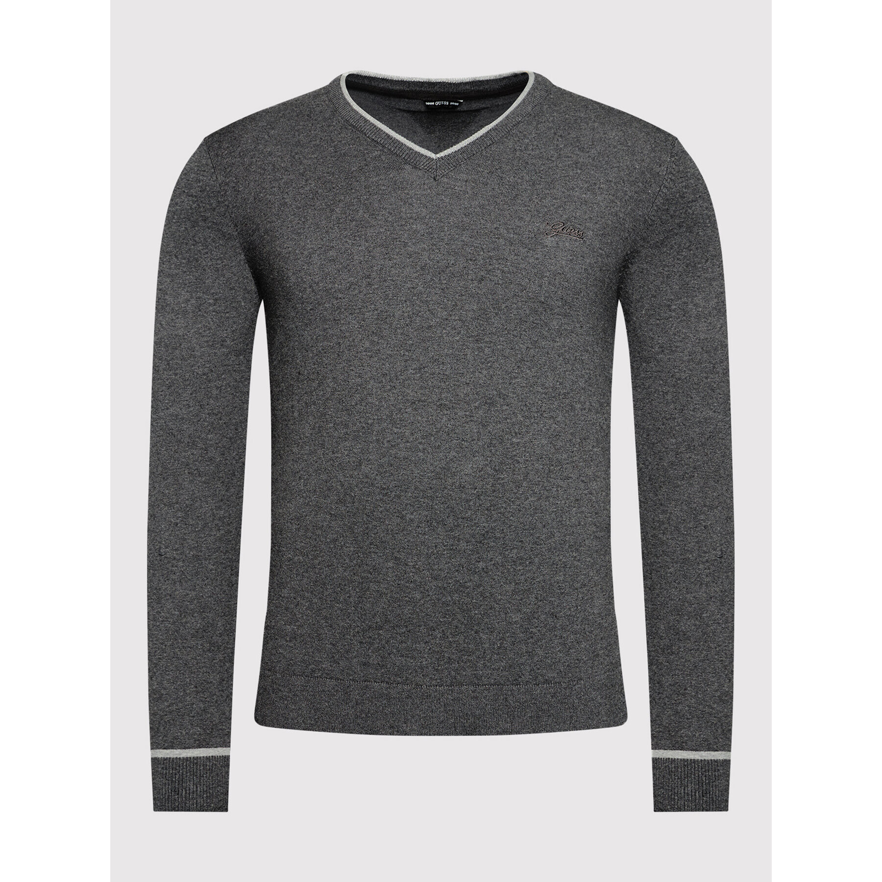Guess Пуловер Kenny M1YR55 Z2SA0 Сив Slim Fit - Pepit.bg