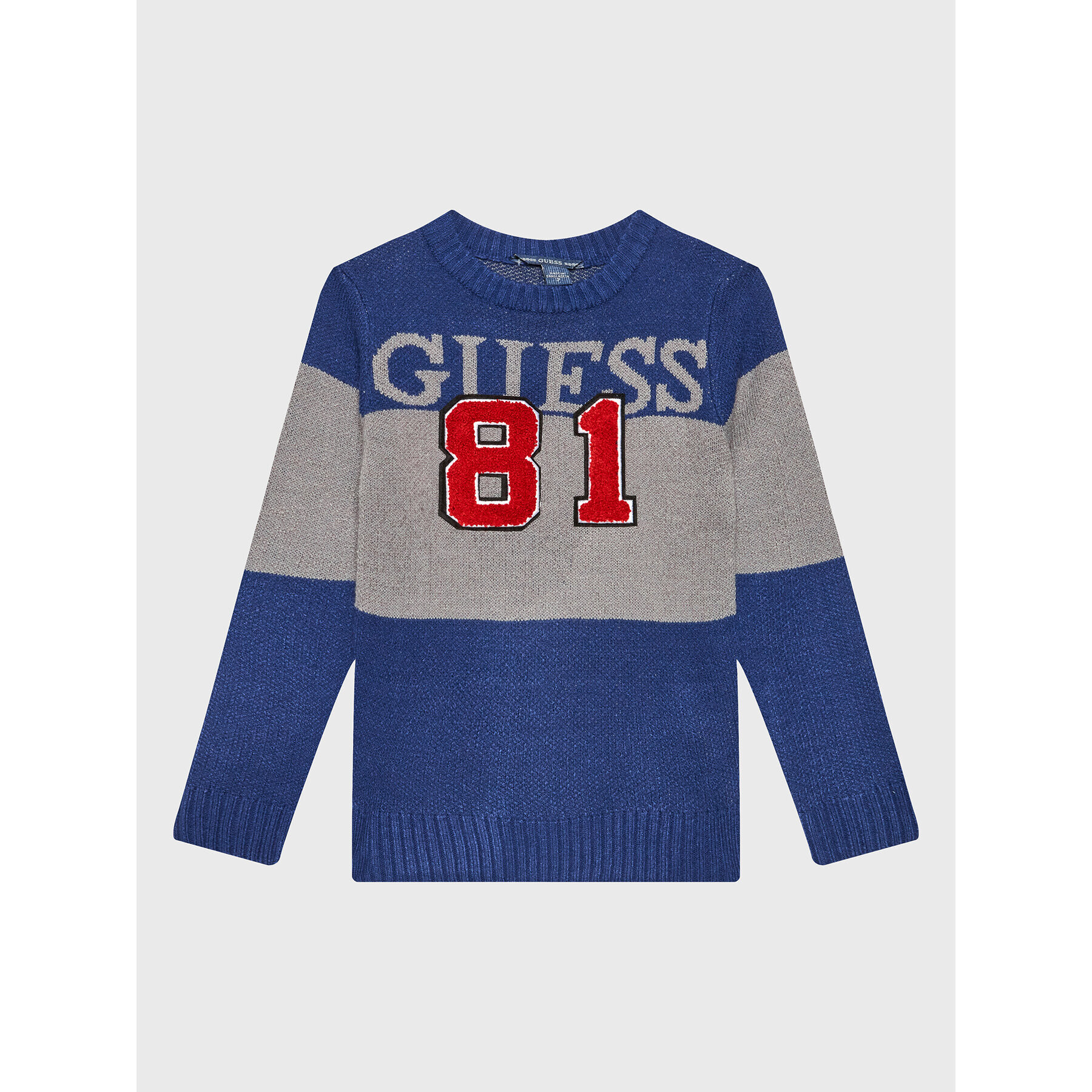 Guess Пуловер L2BR12 Z32N0 Син Regular Fit - Pepit.bg