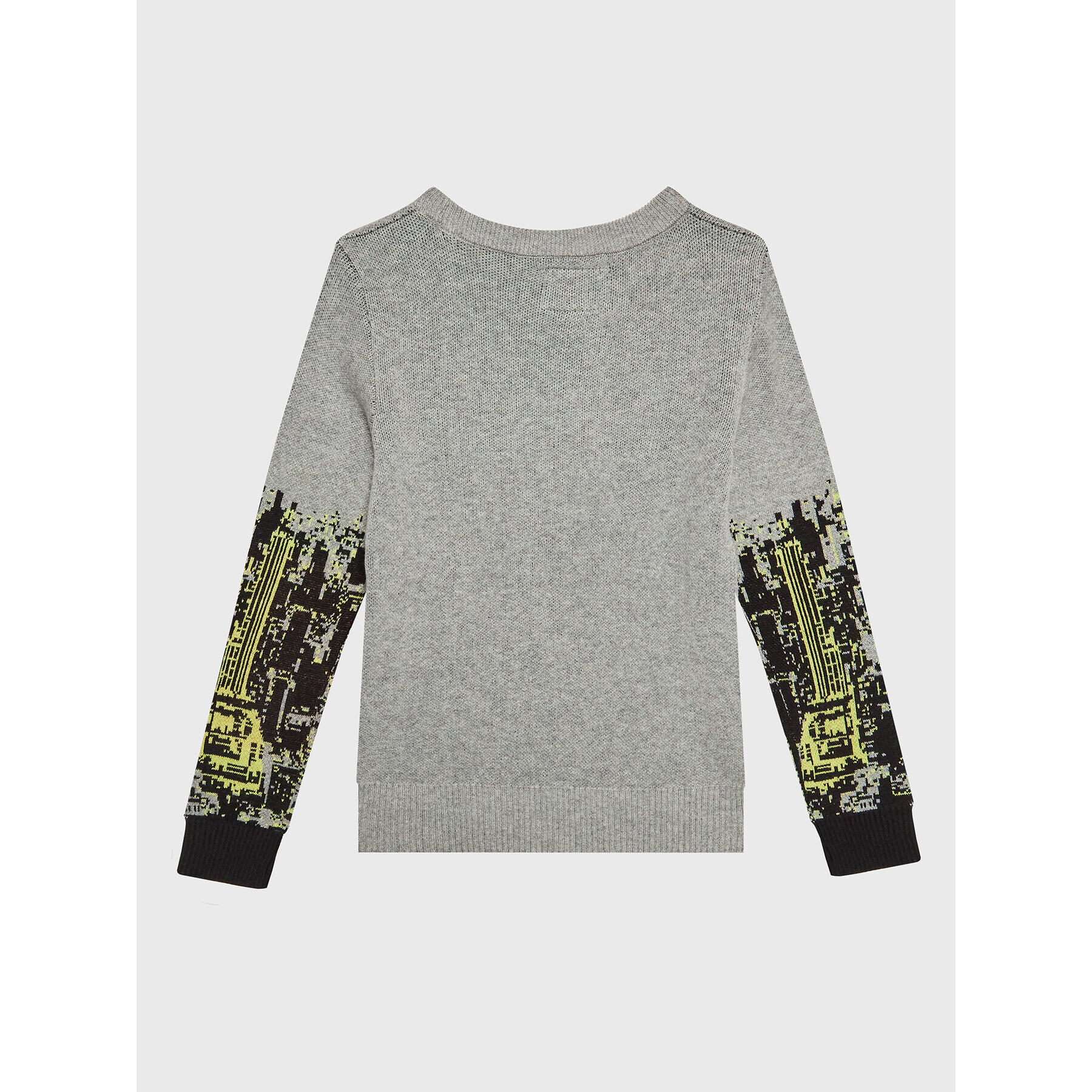 Guess Пуловер L3RR03 Z2NN0 Сив Regular Fit - Pepit.bg