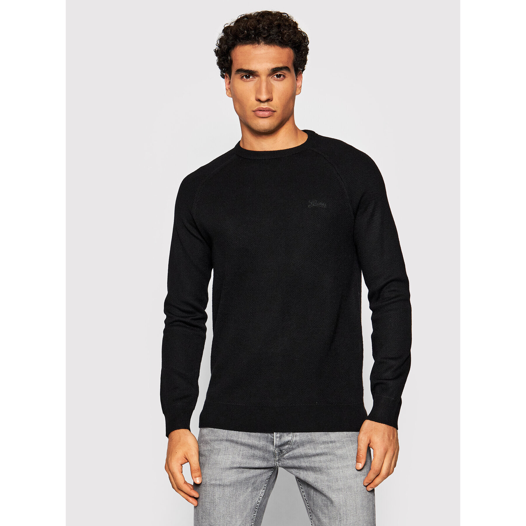 Guess Пуловер M1BR06 Z2VT0 Черен Regular Fit - Pepit.bg