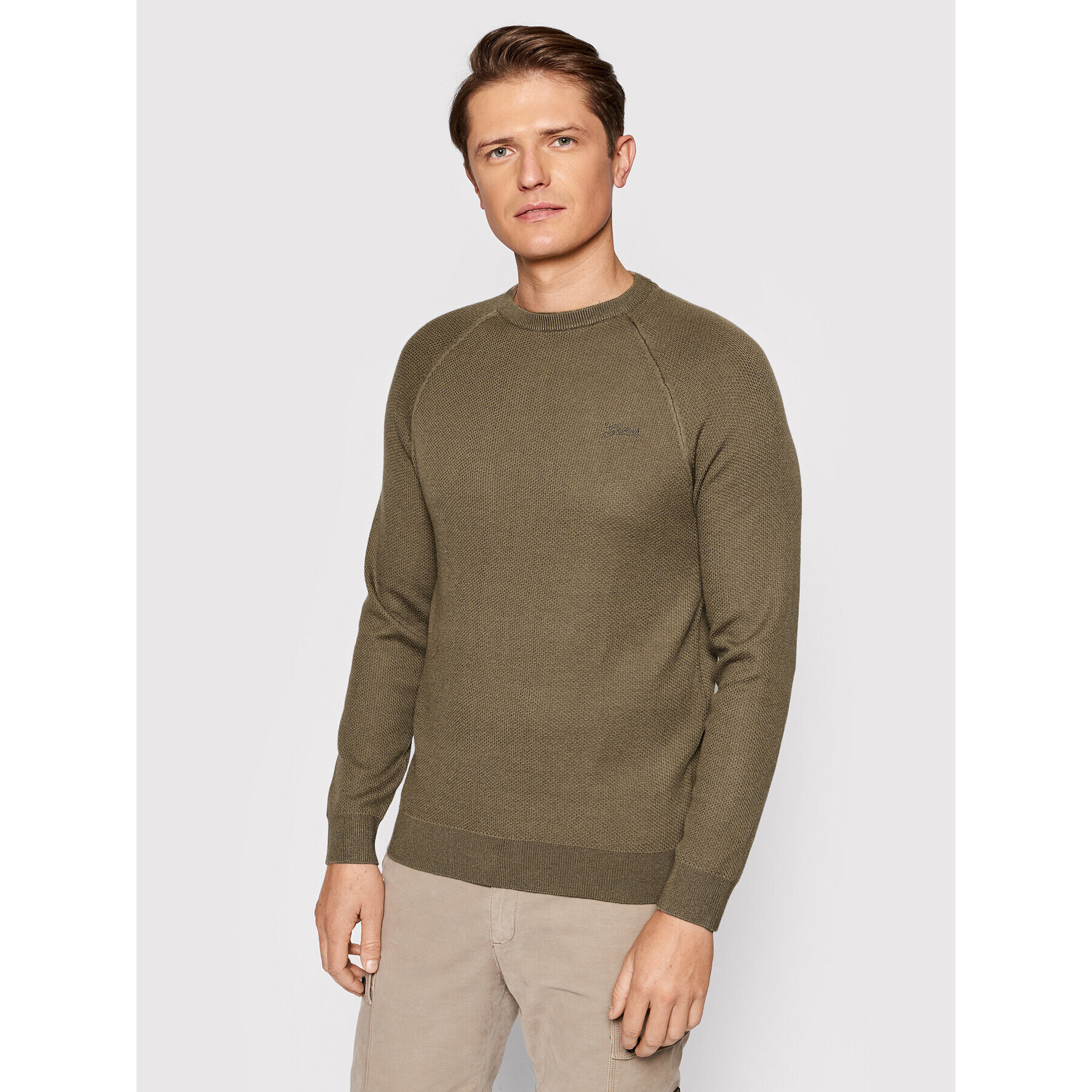 Guess Пуловер M1BR06 Z2VT0 Кафяв Regular Fit - Pepit.bg