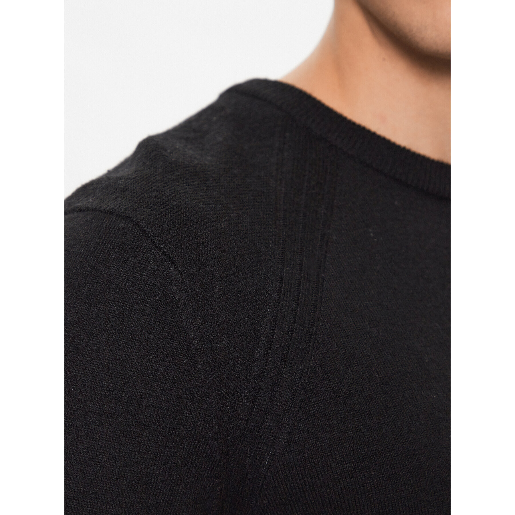 Guess Пуловер M1BR14 Z2VX2 Черен Regular Fit - Pepit.bg