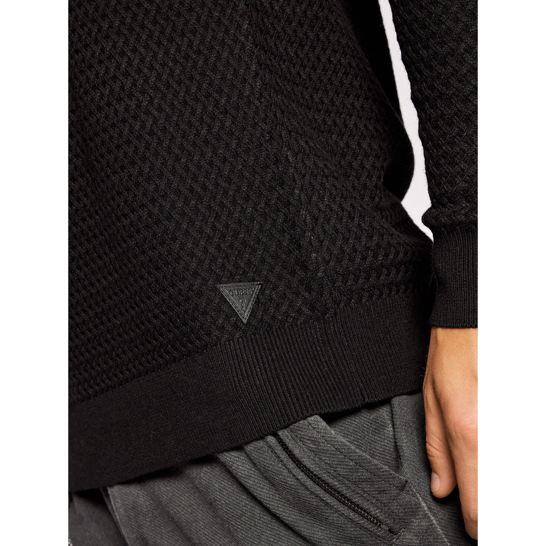 Guess Пуловер M1YR60 Z2UY0 Черен Regular Fit - Pepit.bg