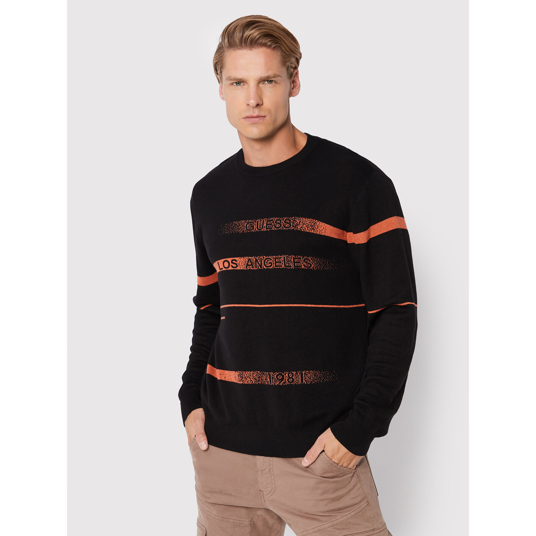 Guess Пуловер M2BR17 Z3180 Черен Regular Fit - Pepit.bg