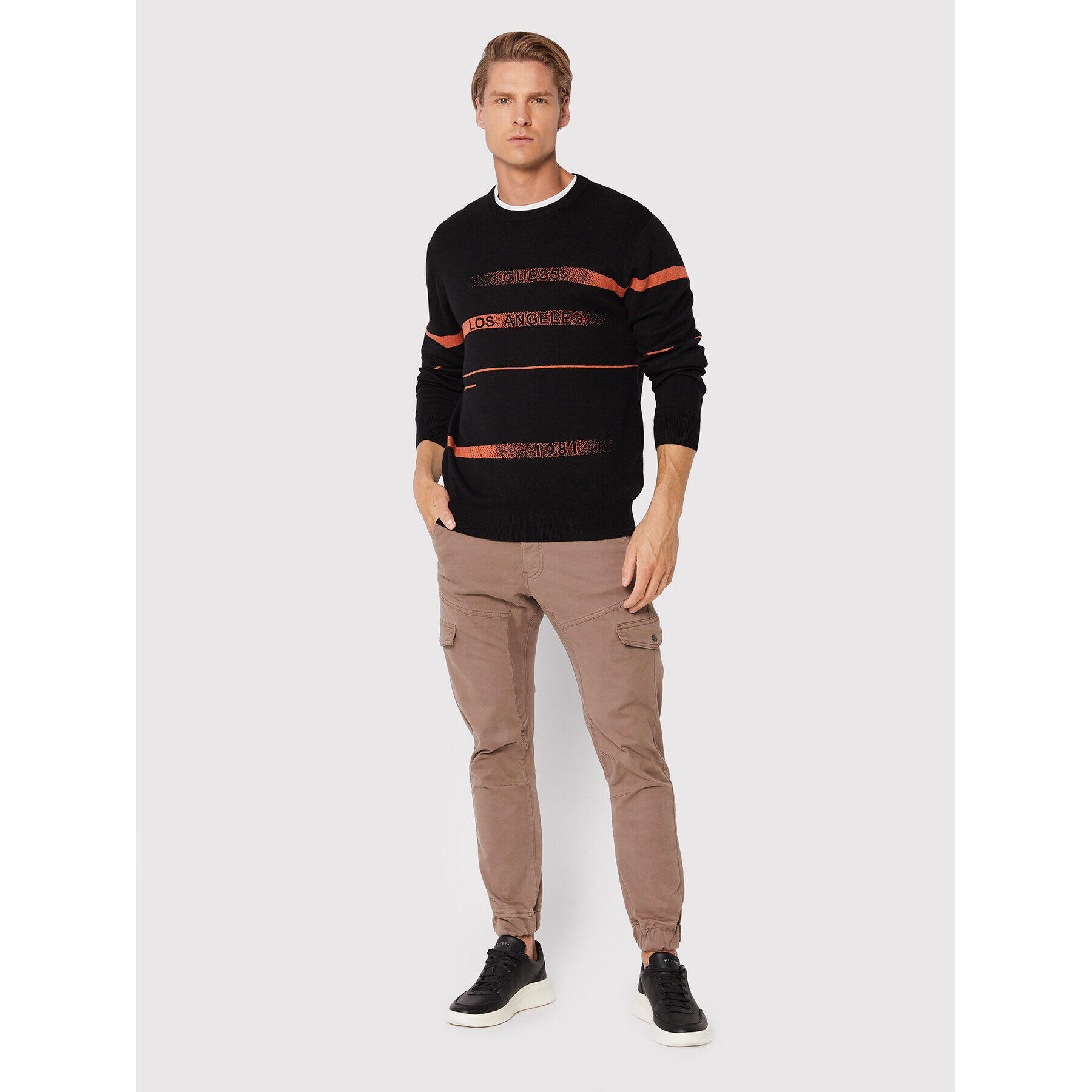 Guess Пуловер M2BR17 Z3180 Черен Regular Fit - Pepit.bg