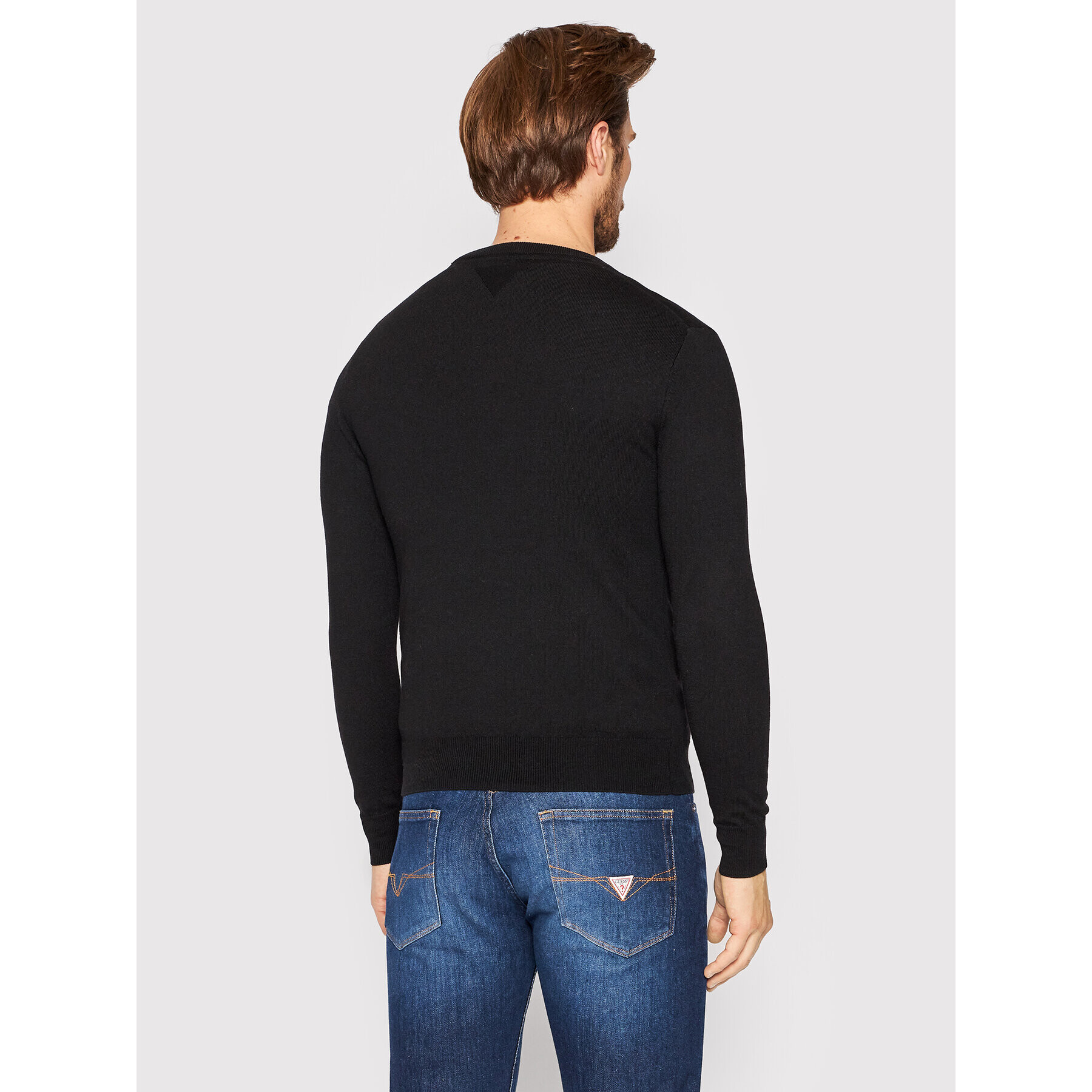 Guess Пуловер M2YR02 Z3052 Черен Regular Fit - Pepit.bg