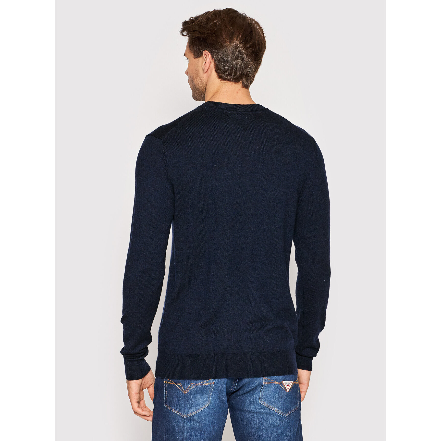 Guess Пуловер M2YR03 Z3052 Тъмносин Regular Fit - Pepit.bg