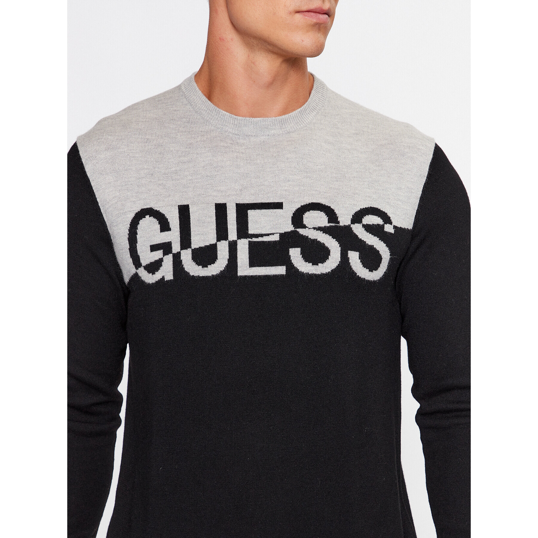 Guess Пуловер M3BR09 Z3052 Черен Regular Fit - Pepit.bg