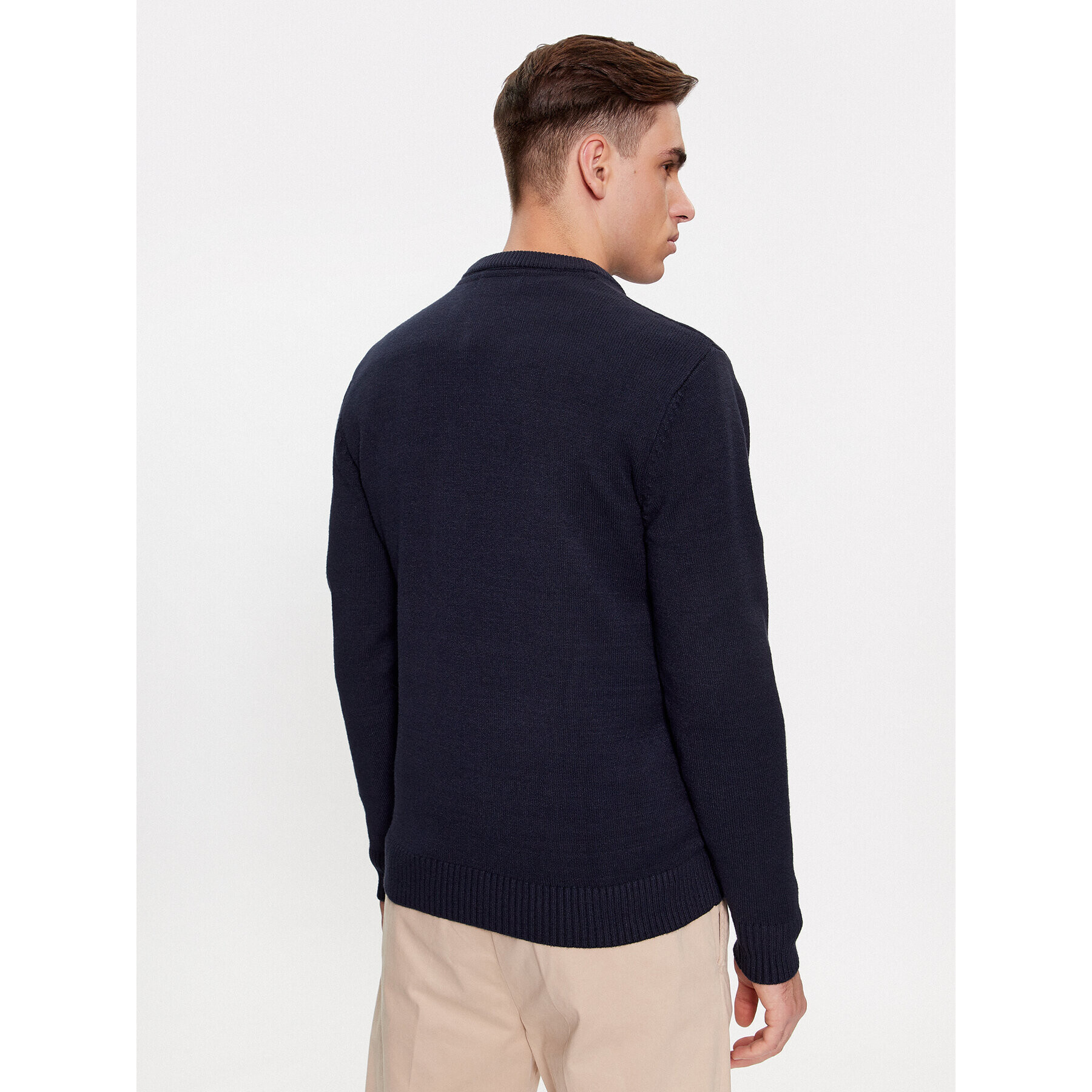 Guess Пуловер M4RR35 Z2ZK2 Тъмносин Regular Fit - Pepit.bg