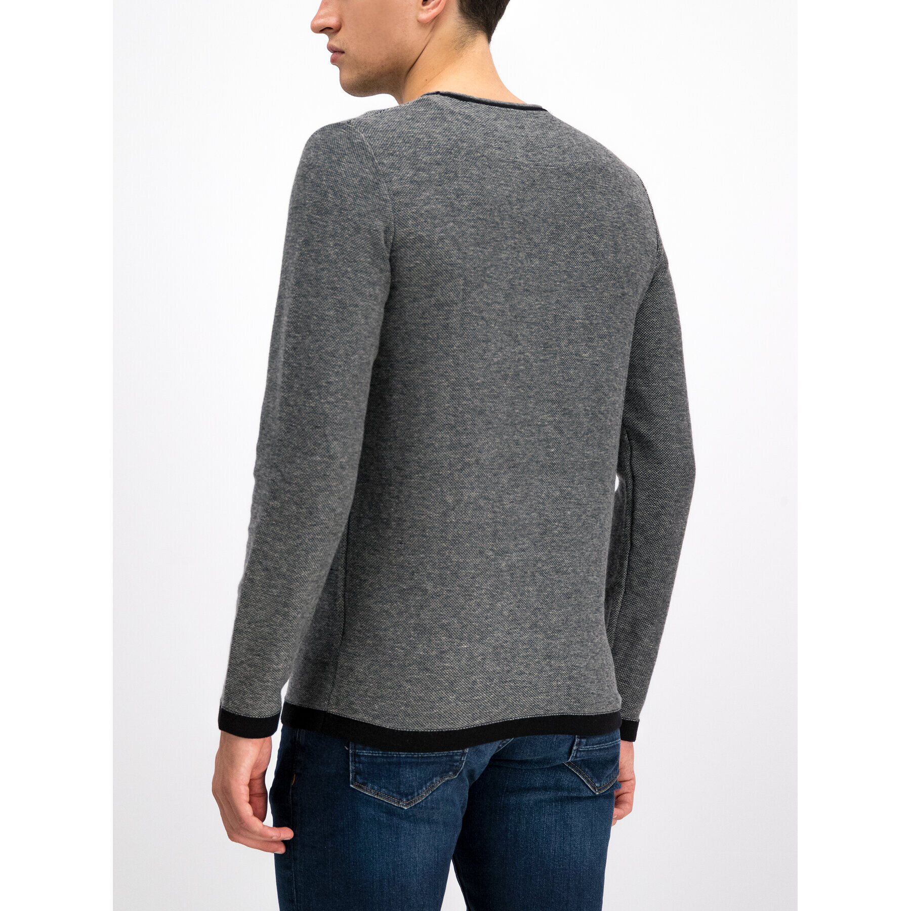 Guess Пуловер M93R33 Z1M40 Сив Regular Fit - Pepit.bg