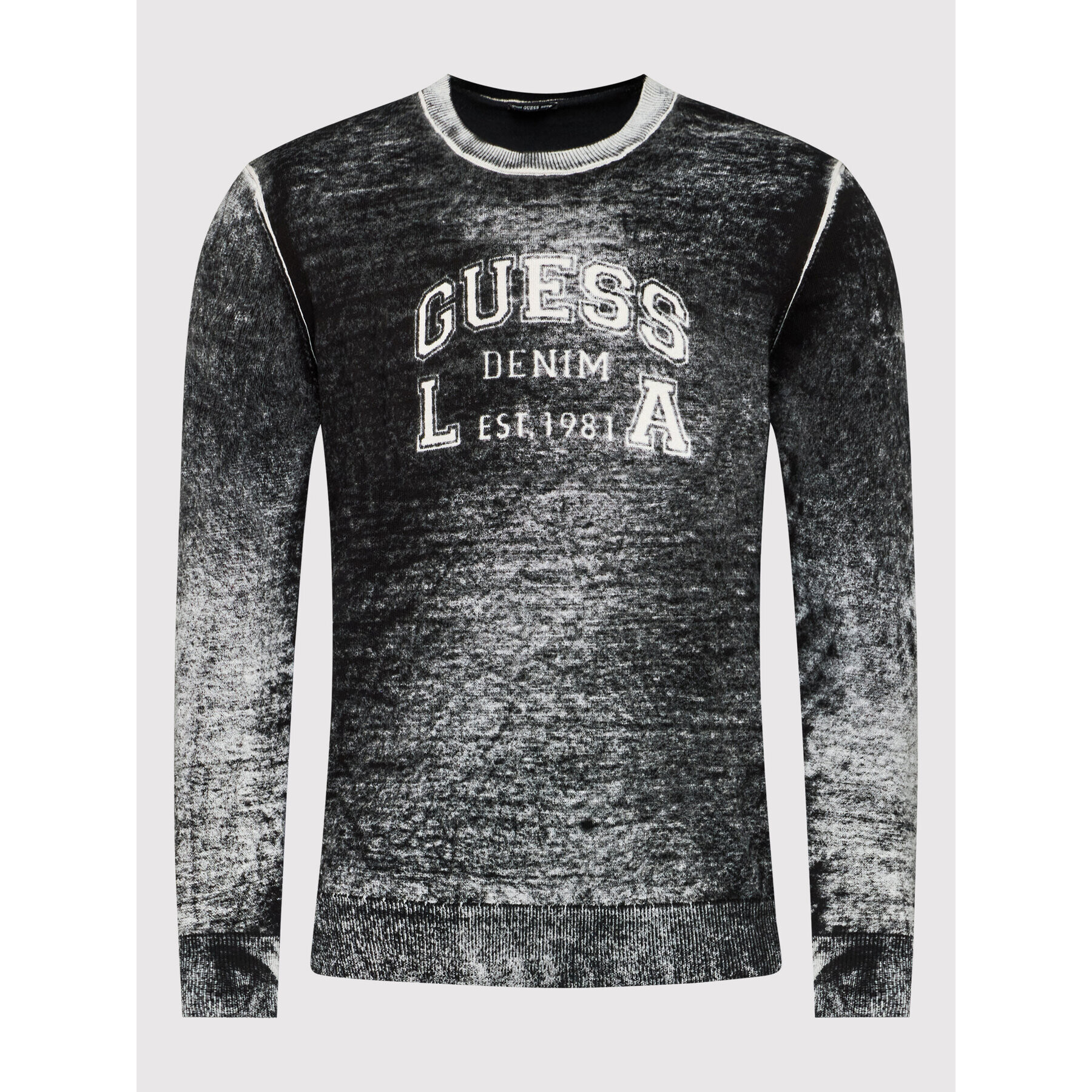 Guess Пуловер Mason Logo M2RR06 Z2Y61 Сив Regular Fit - Pepit.bg