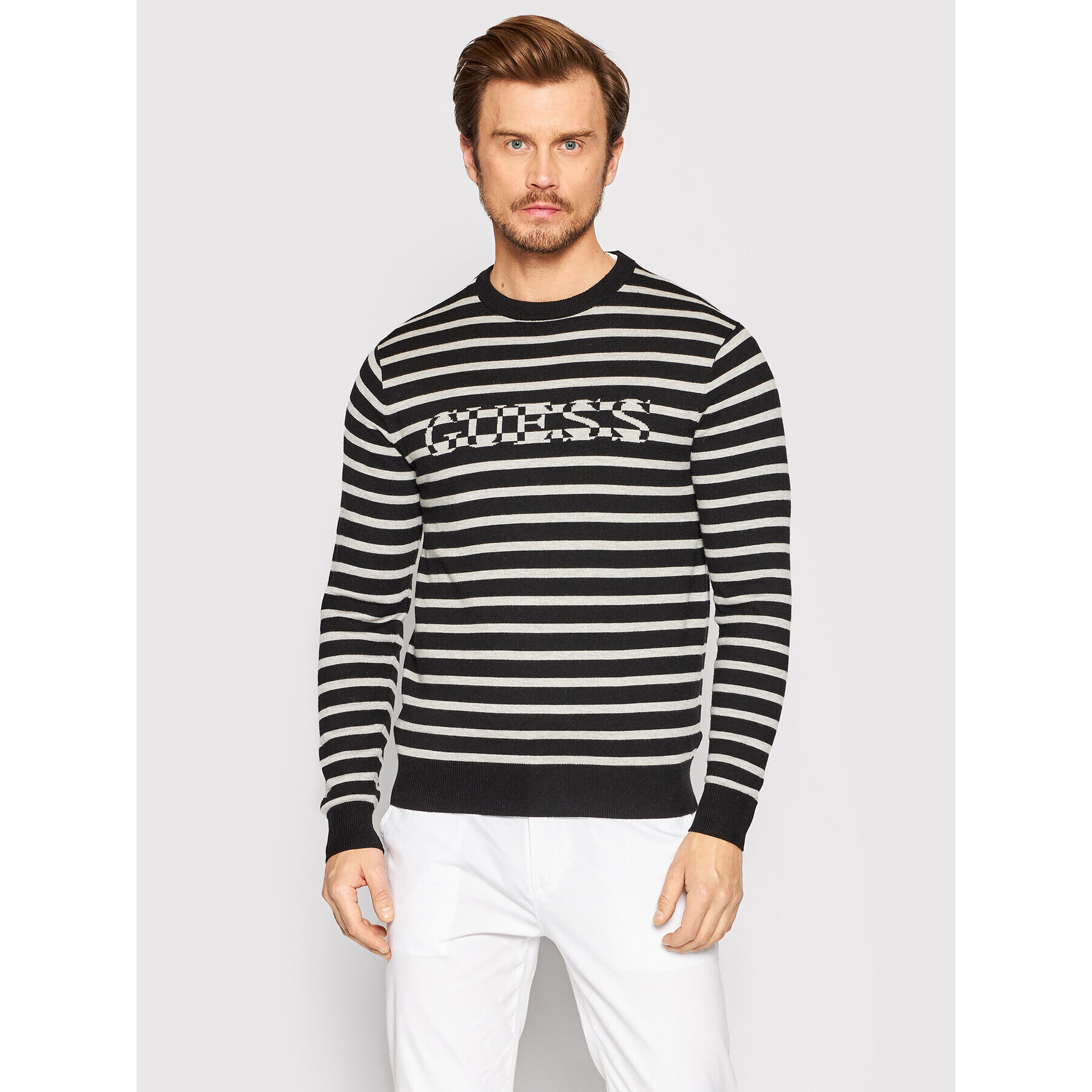 Guess Пуловер Oscar M2YR18 Z3052 Черен Regular Fit - Pepit.bg