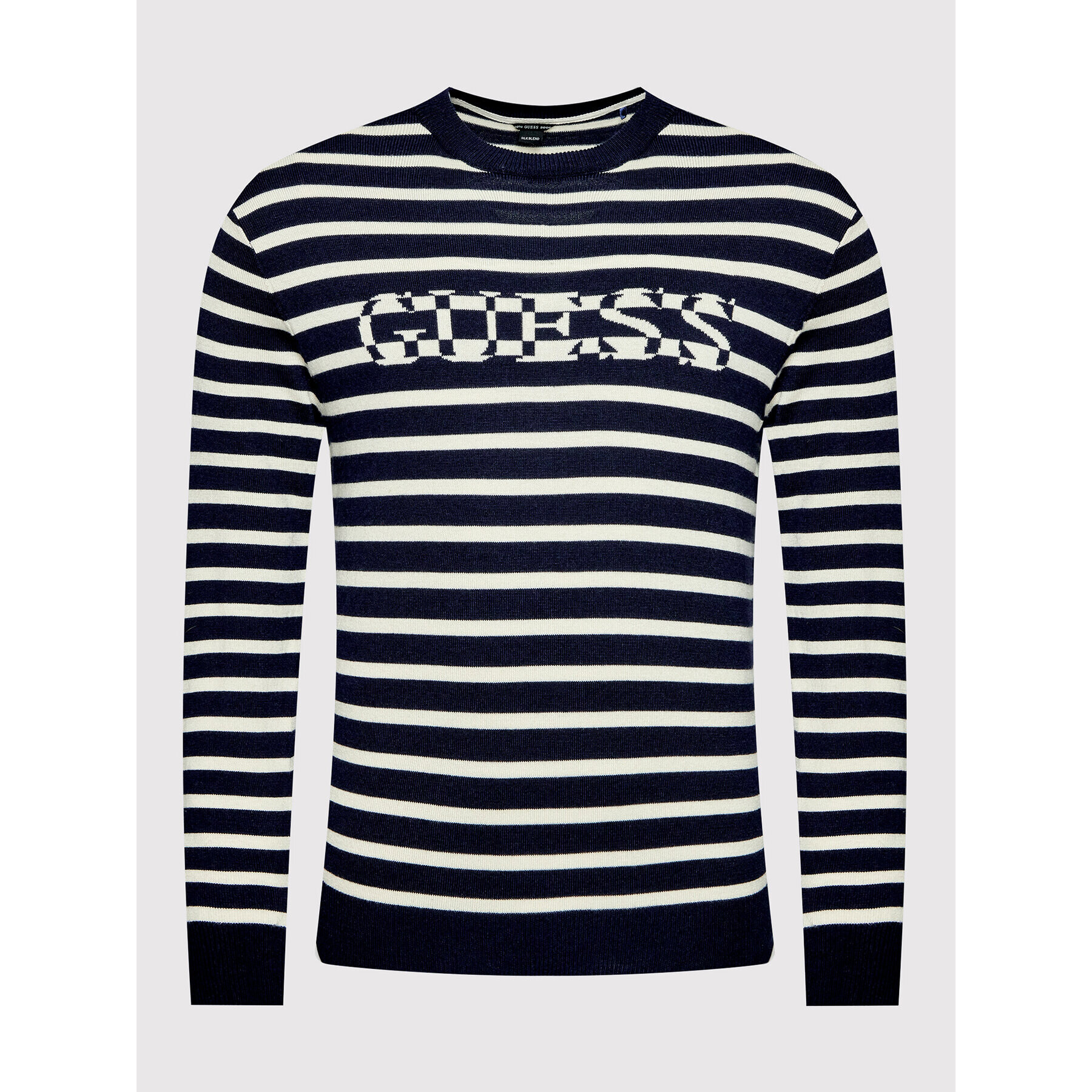 Guess Пуловер Oscar M2YR18 Z3052 Тъмносин Regular Fit - Pepit.bg