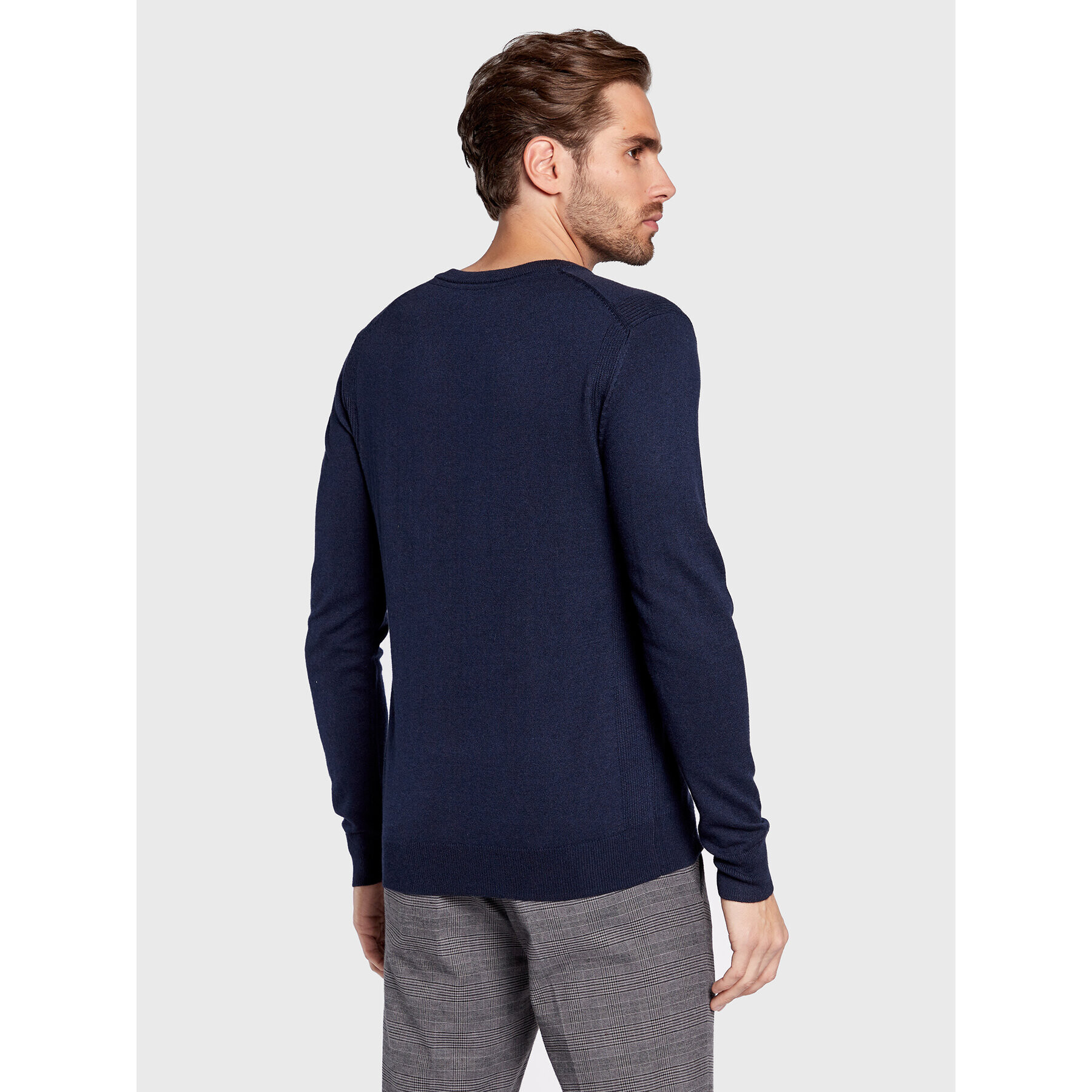 Guess Пуловер Parris M2BR06 Z3142 Тъмносин Regular Fit - Pepit.bg