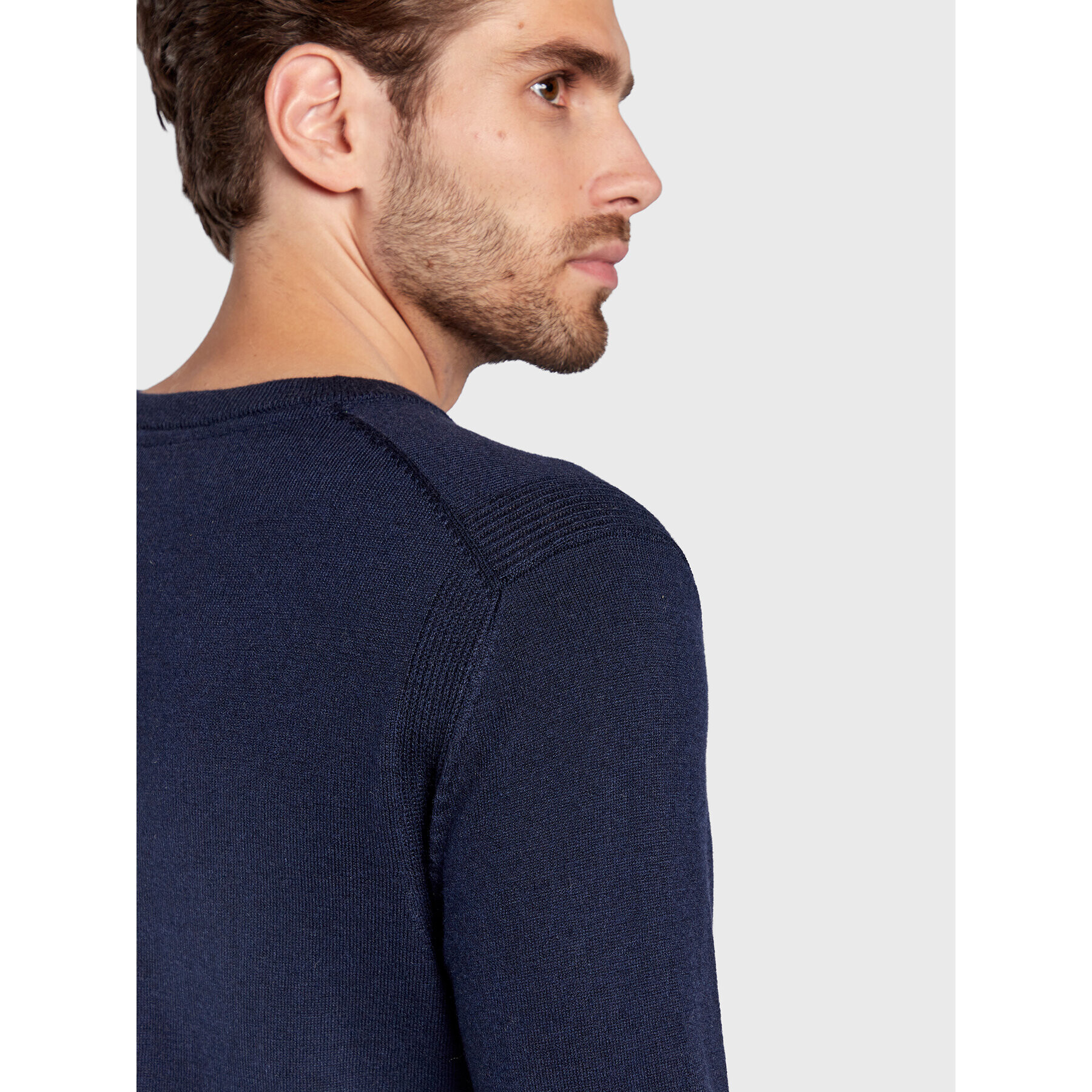 Guess Пуловер Parris M2BR06 Z3142 Тъмносин Regular Fit - Pepit.bg