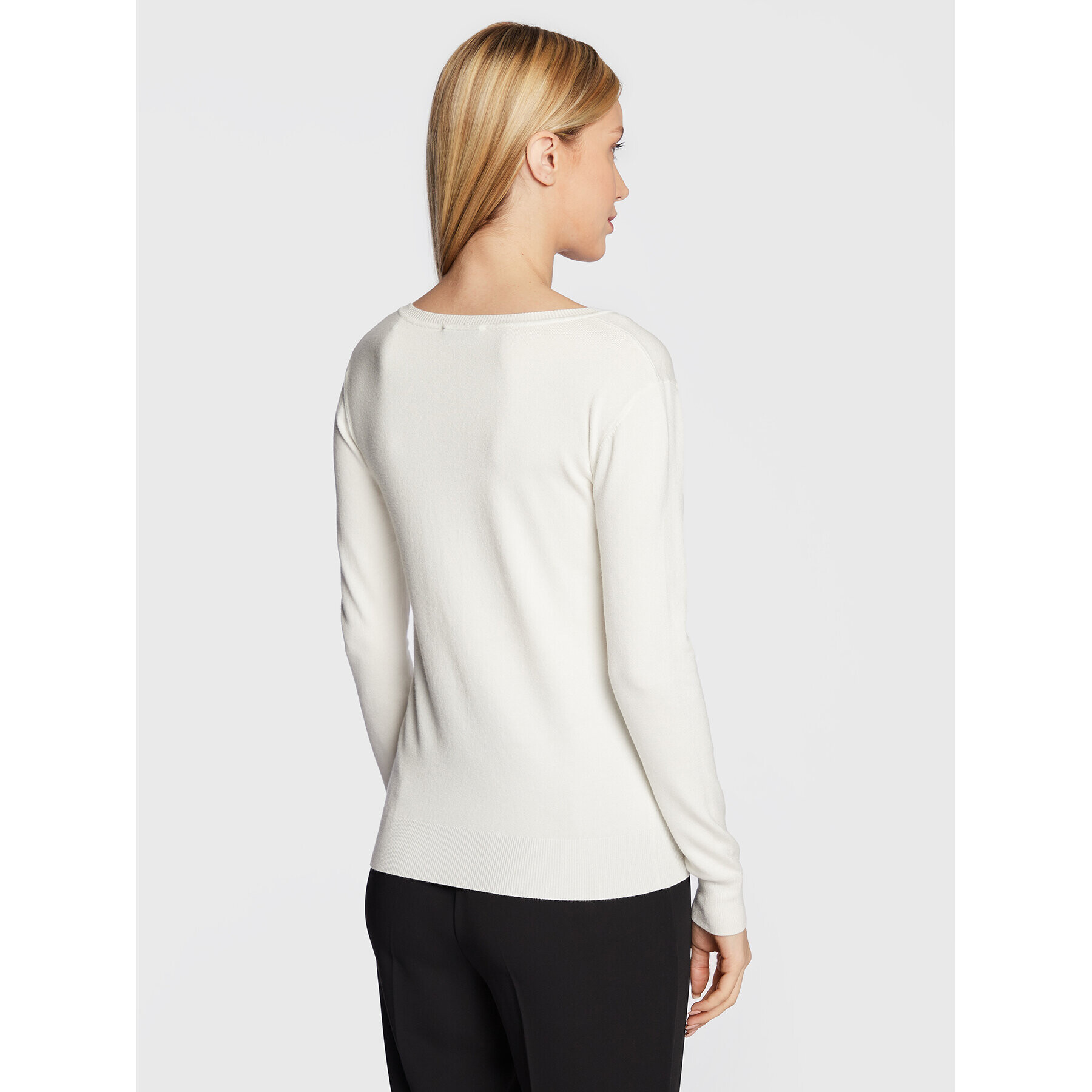 Guess Пуловер Pascale W2BR52 Z2NQ2 Бял Regular Fit - Pepit.bg