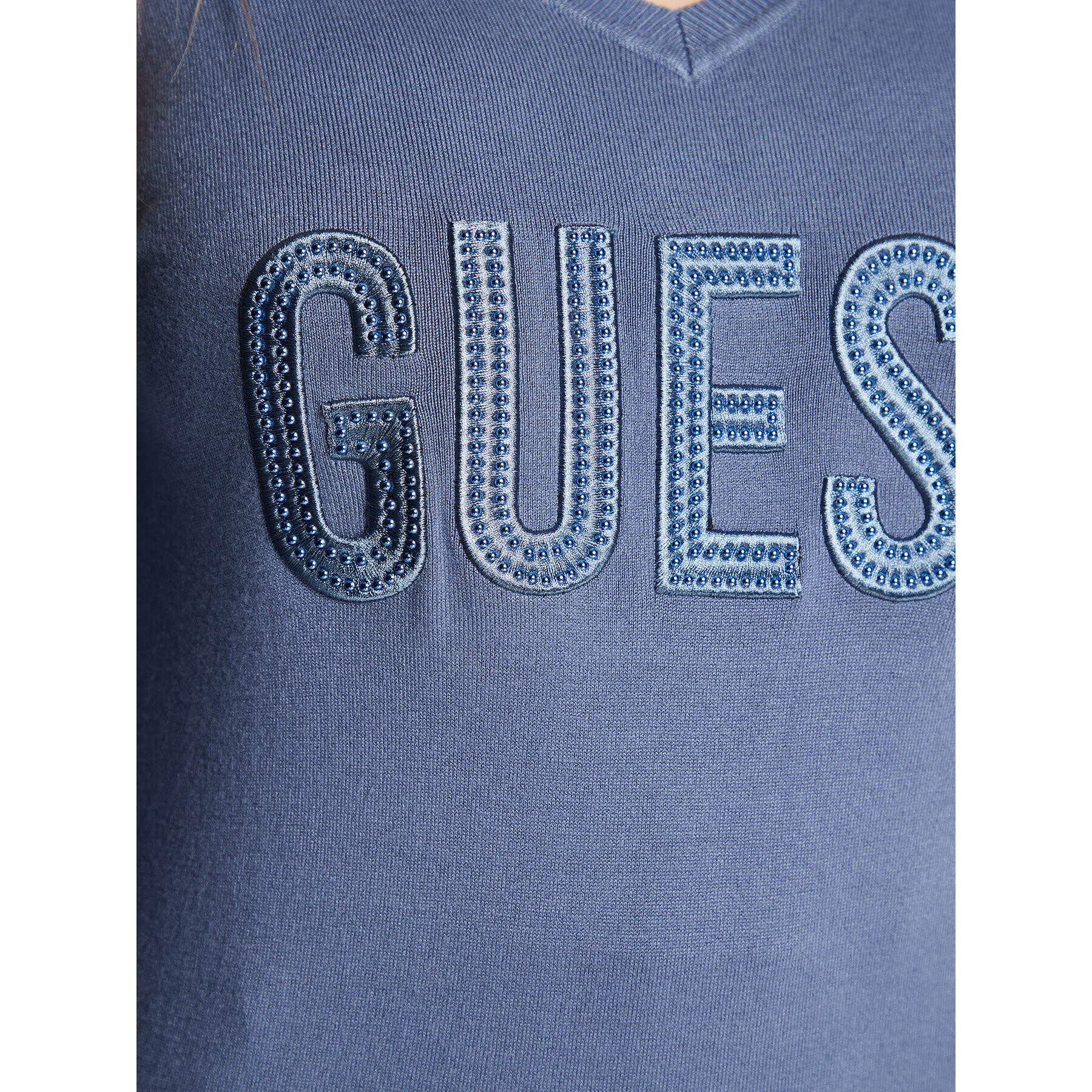 Guess Пуловер Pascale W2BR52 Z2NQ2 Син Regular Fit - Pepit.bg