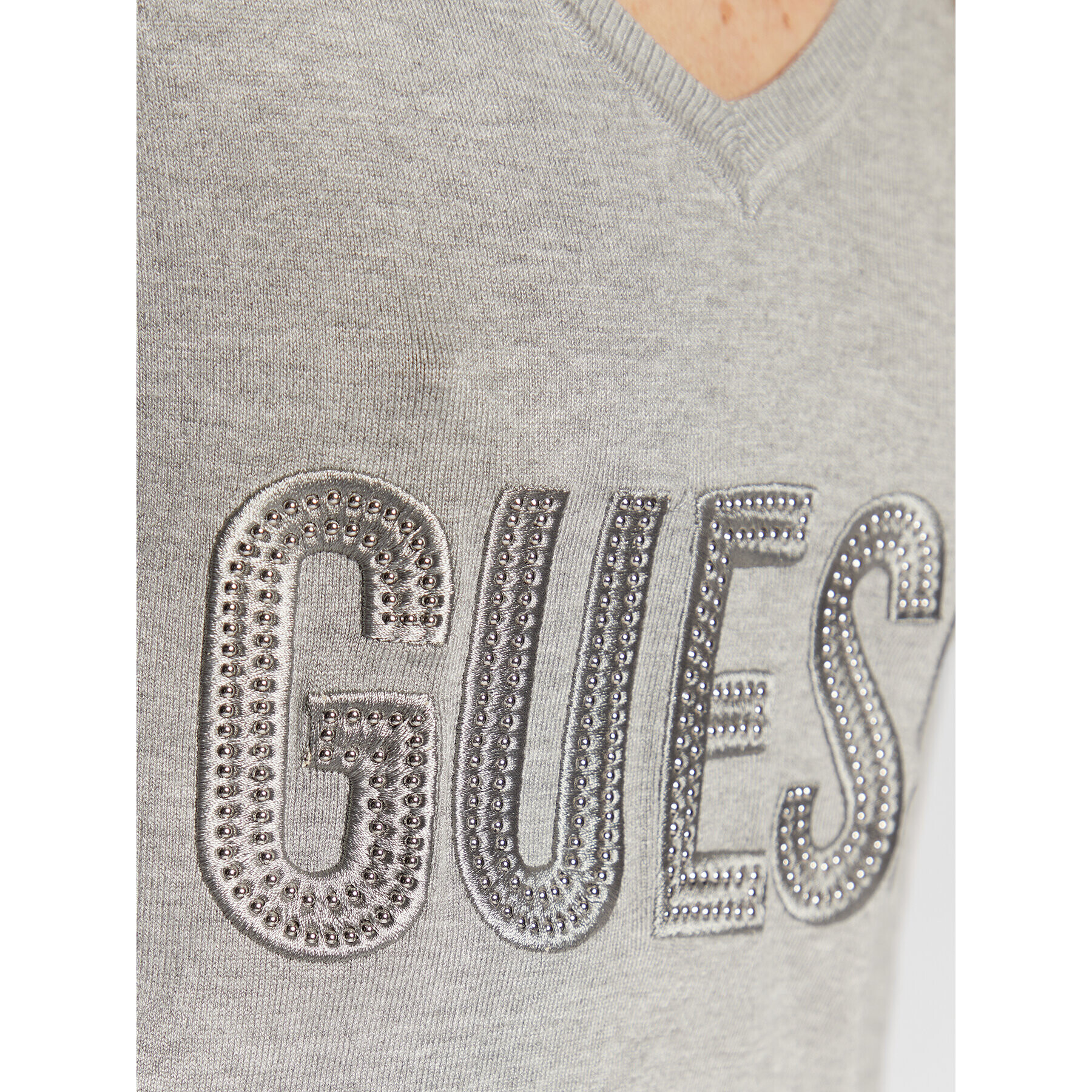 Guess Пуловер Pascale W2BR52 Z2NQ2 Сив Regular Fit - Pepit.bg