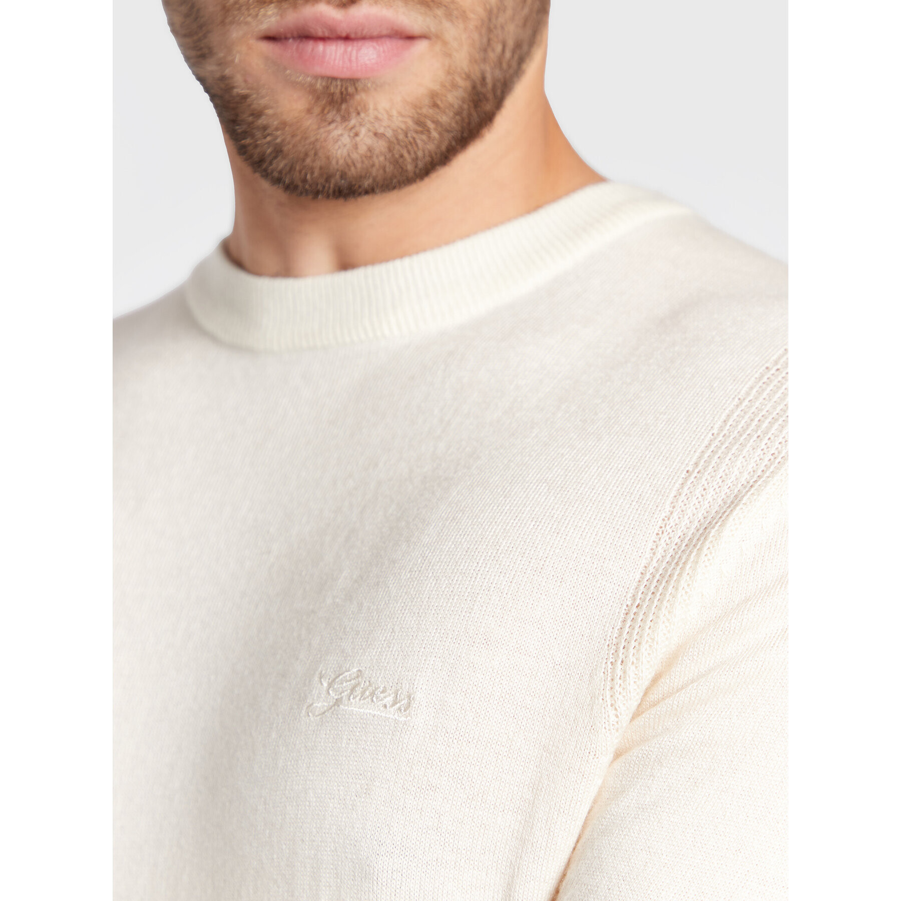 Guess Пуловер Patton M2BR04 Z3142 Бежов Regular Fit - Pepit.bg
