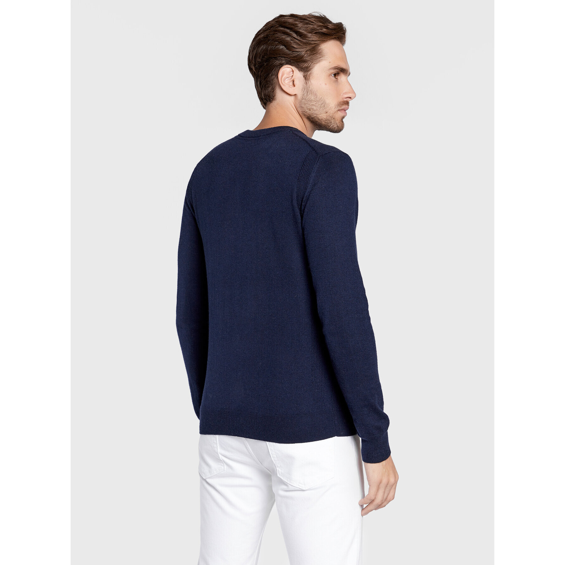 Guess Пуловер Patton M2BR04 Z3142 Тъмносин Regular Fit - Pepit.bg
