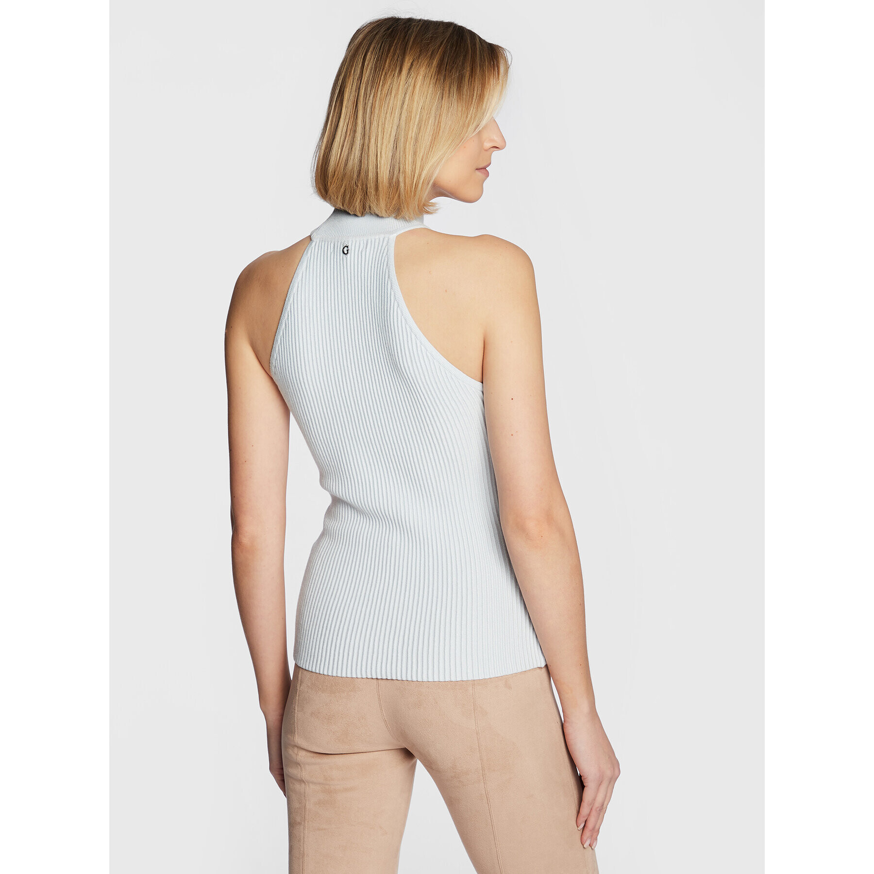 Guess Пуловер Shayna W2BR66 Z2YK2 Син Slim Fit - Pepit.bg