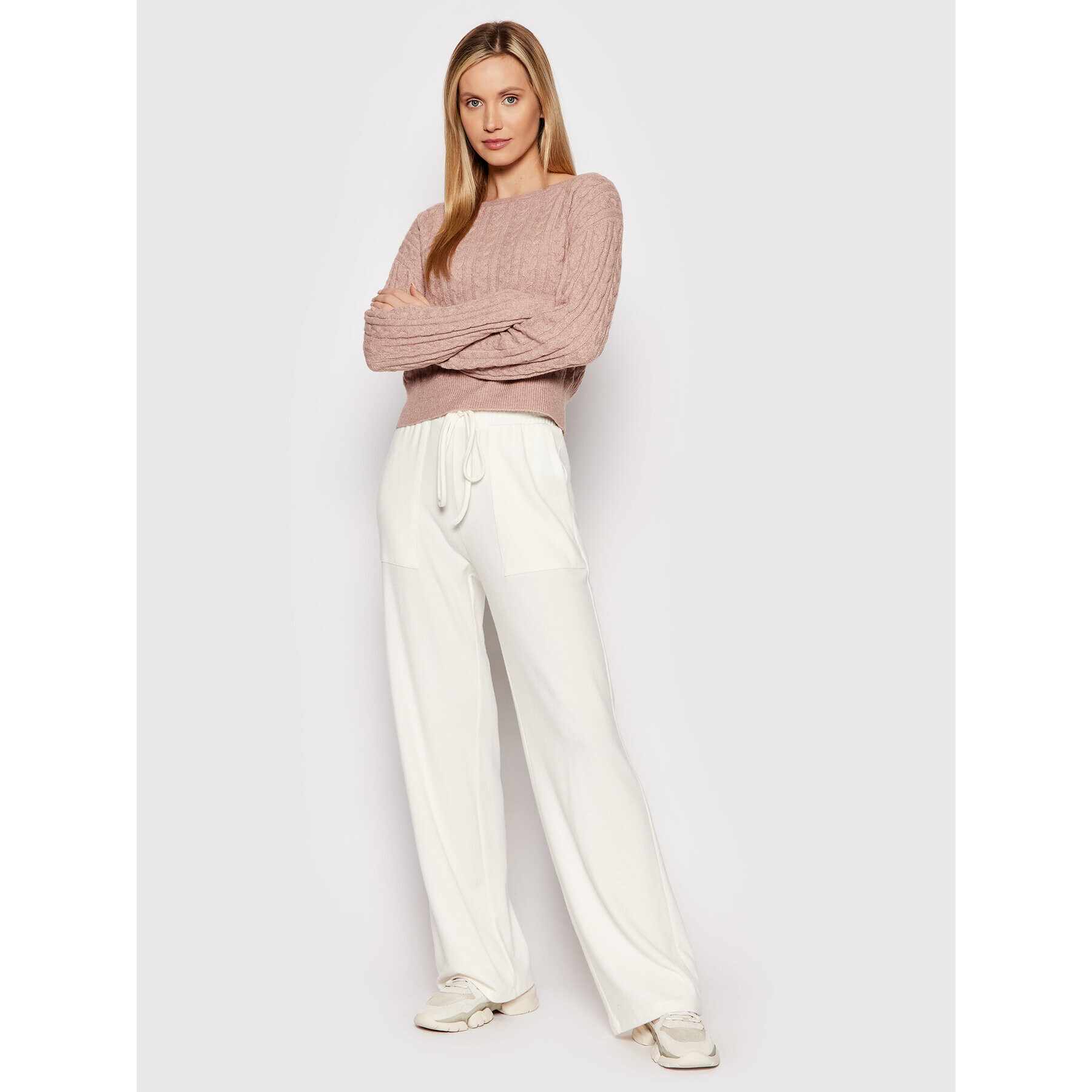 Guess Пуловер Tanya W1BR06 Z2QA0 Розов Regular Fit - Pepit.bg