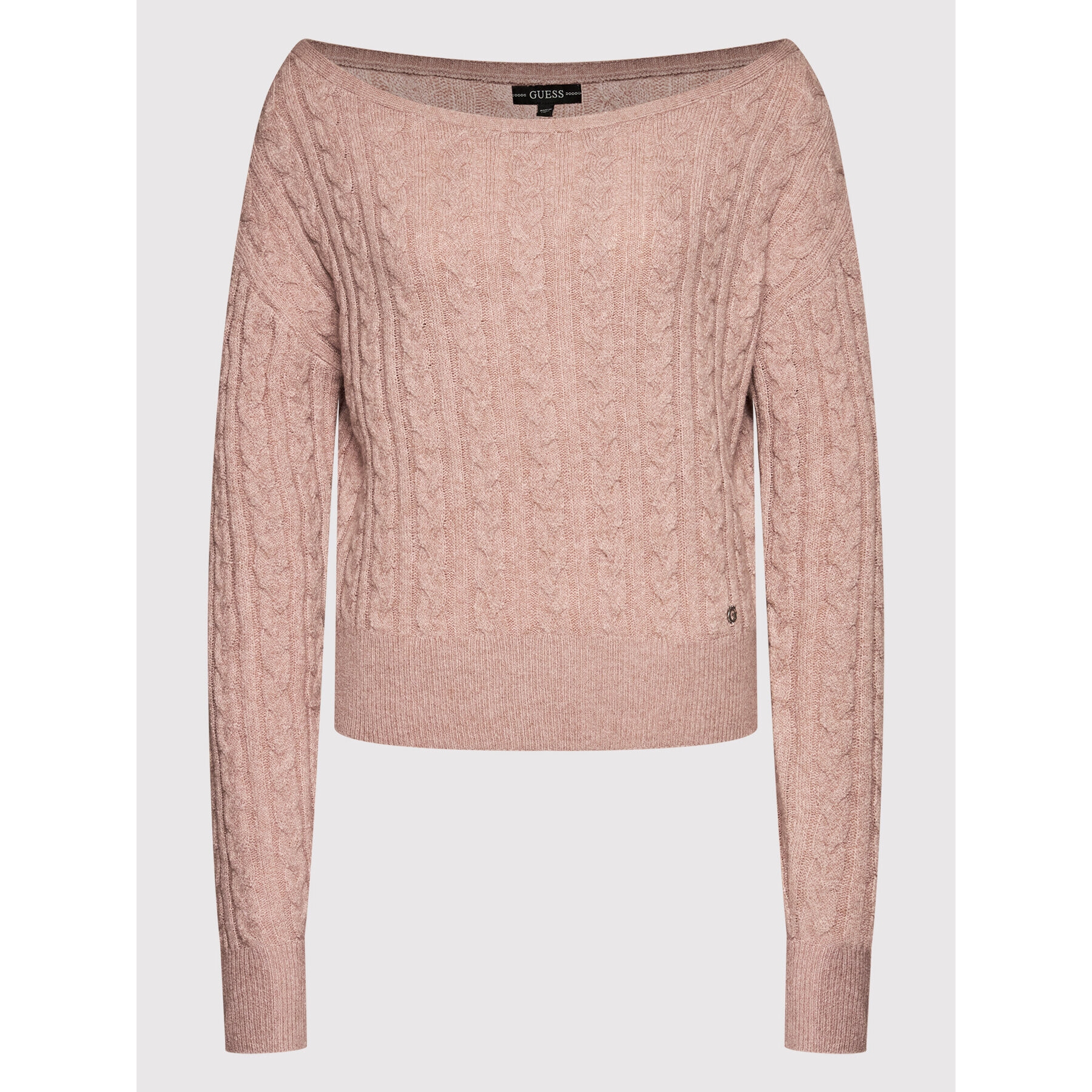 Guess Пуловер Tanya W1BR06 Z2QA0 Розов Regular Fit - Pepit.bg