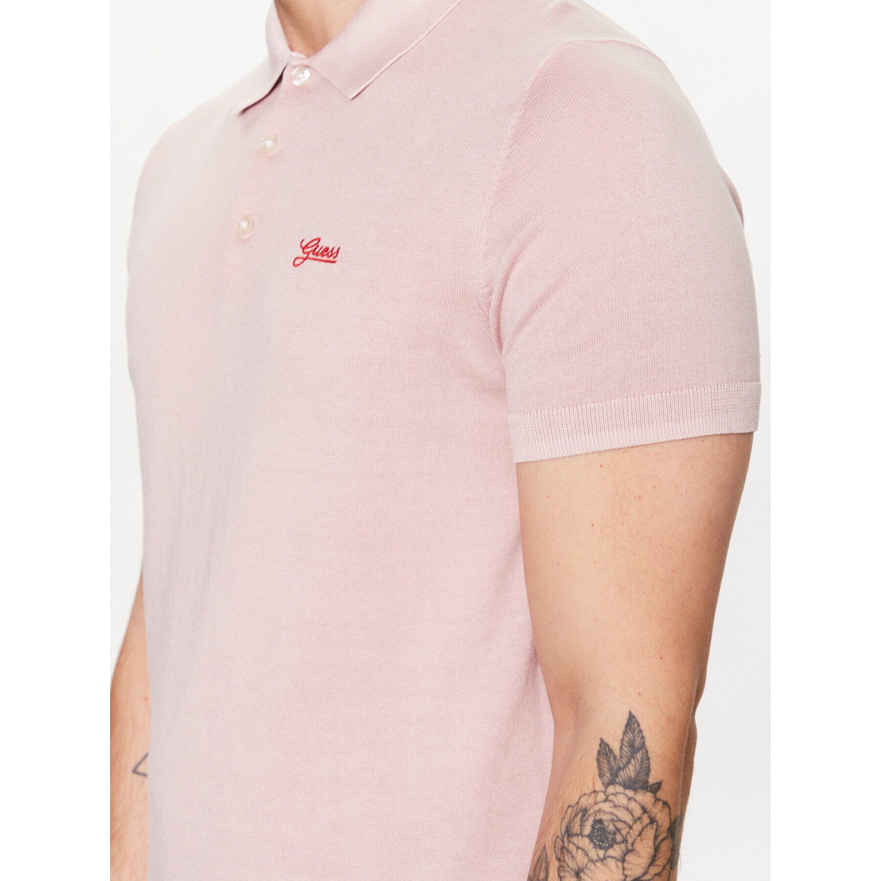 Guess Пуловер Tony M3GR06 Z3611 Розов Regular Fit - Pepit.bg