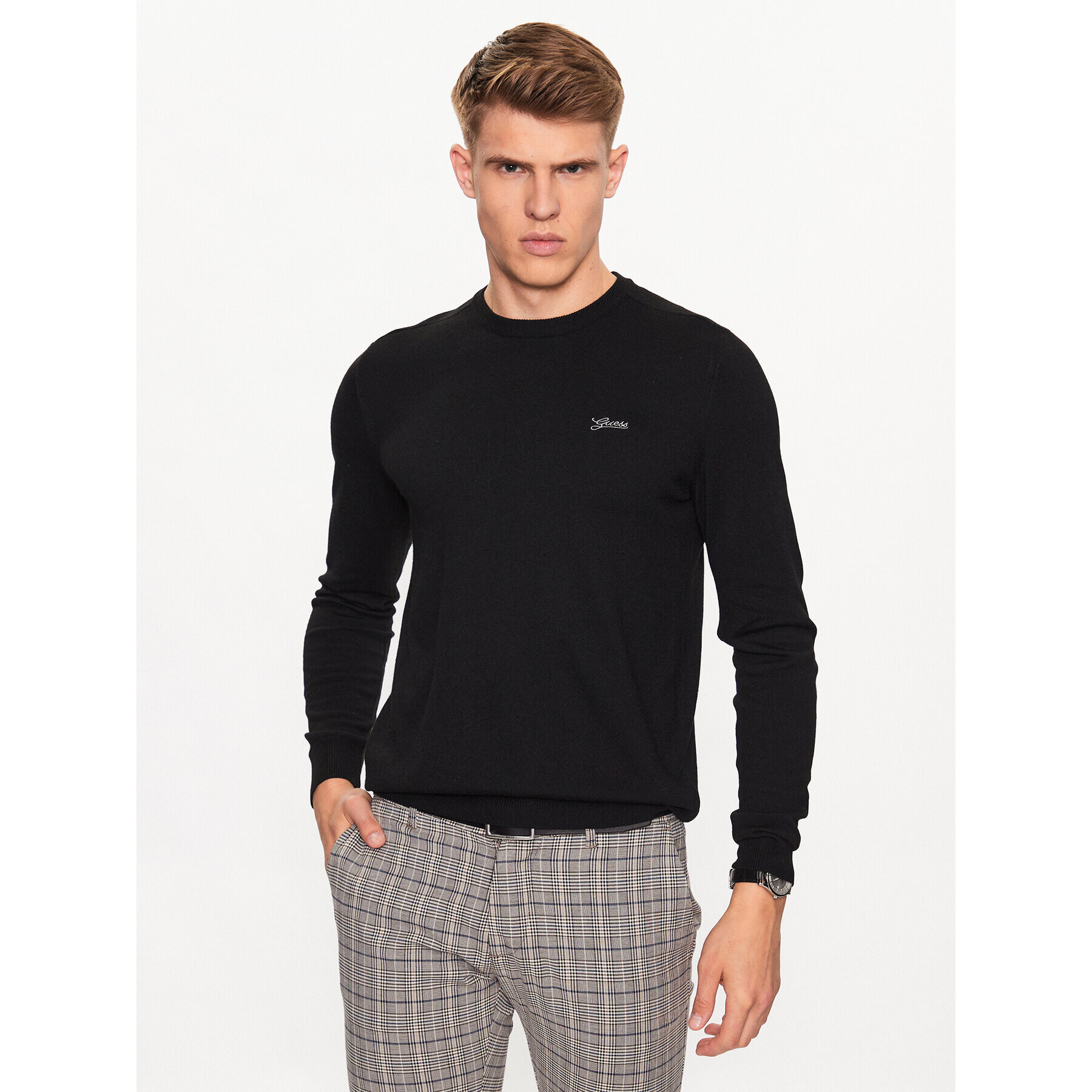 Guess Пуловер Valentine M3YR00 Z3052 Черен Regular Fit - Pepit.bg