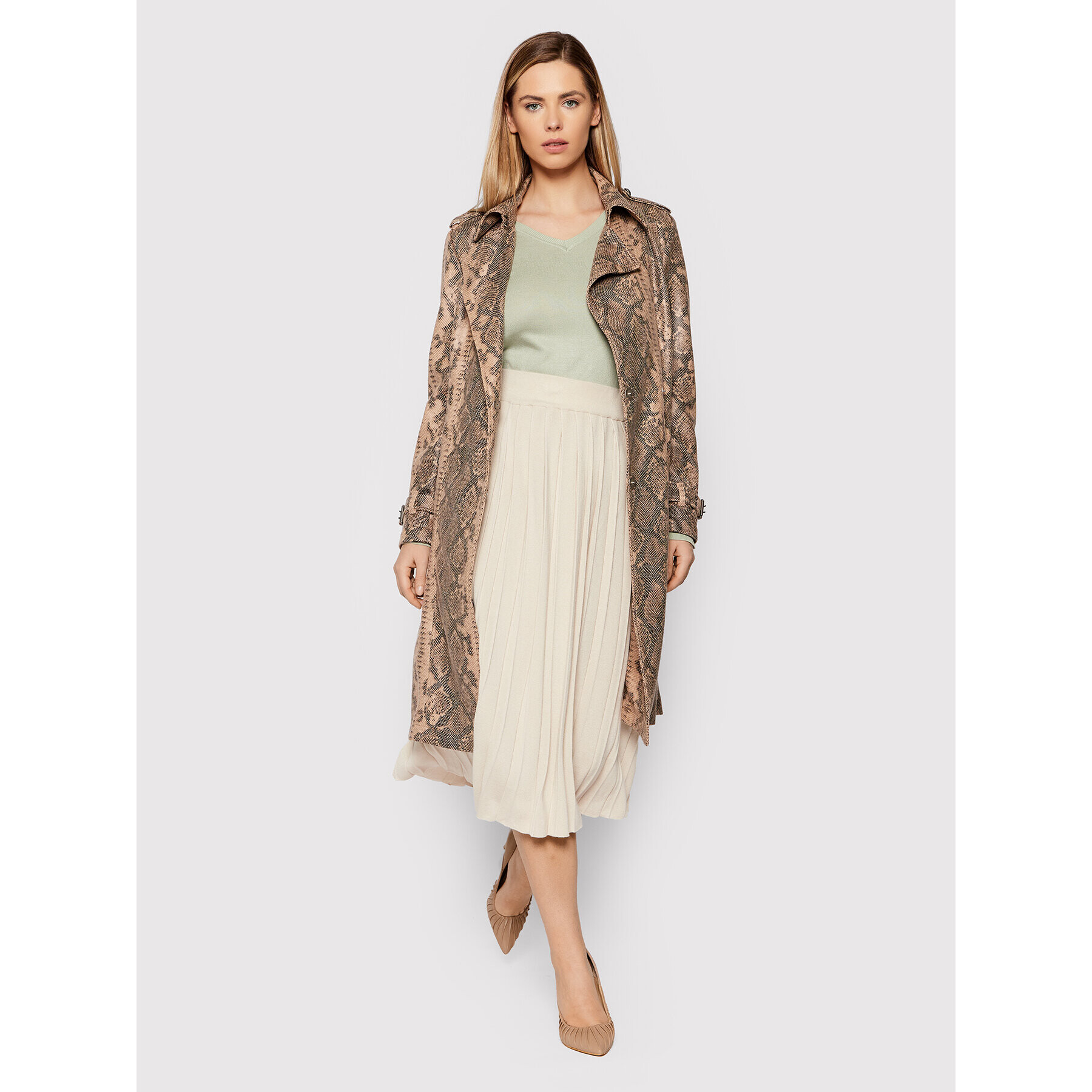 Guess Пуловер Gena W1YR03 Z2V60 Зелен Slim Fit - Pepit.bg