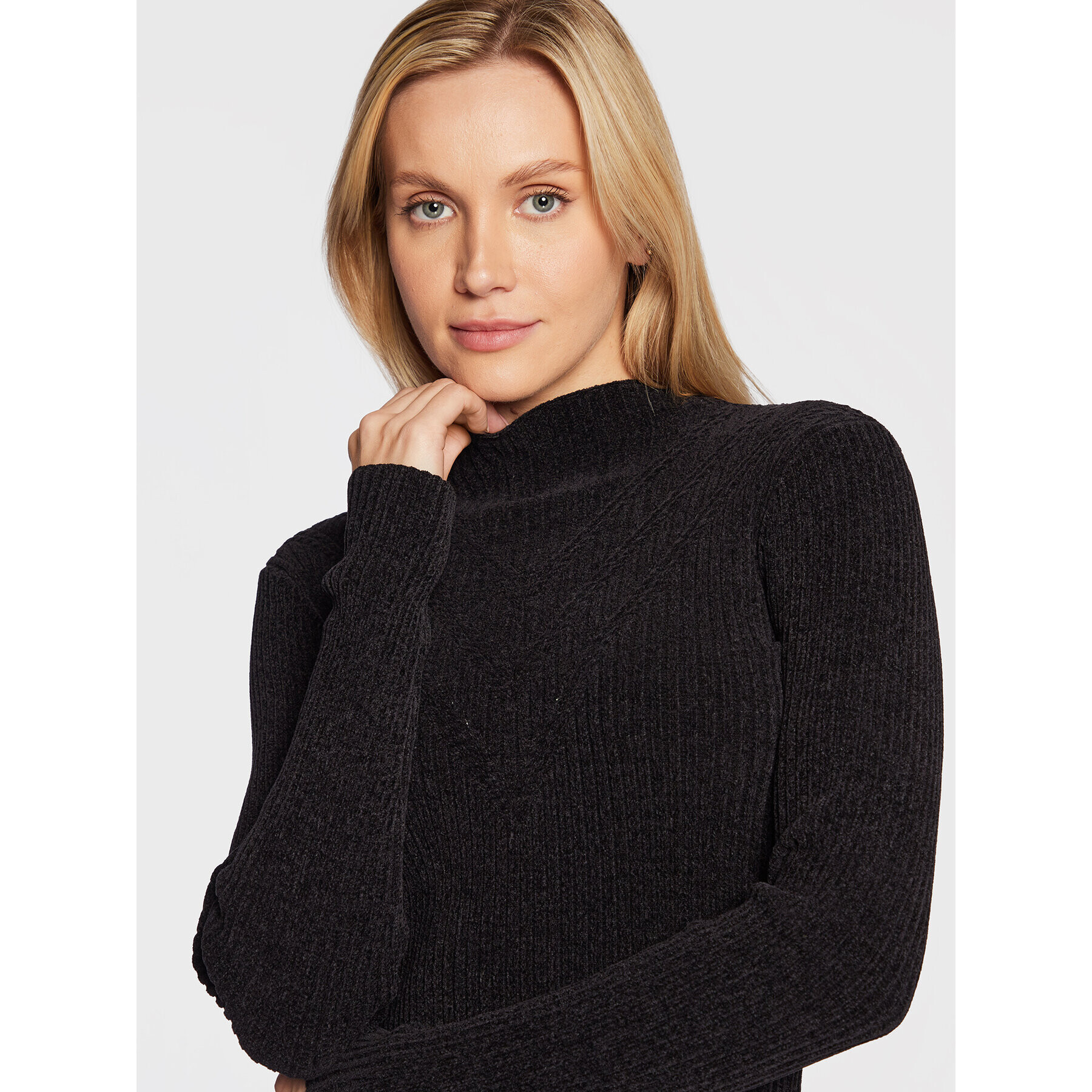 Guess Пуловер W2BR13 Z3132 Черен Slim Fit - Pepit.bg